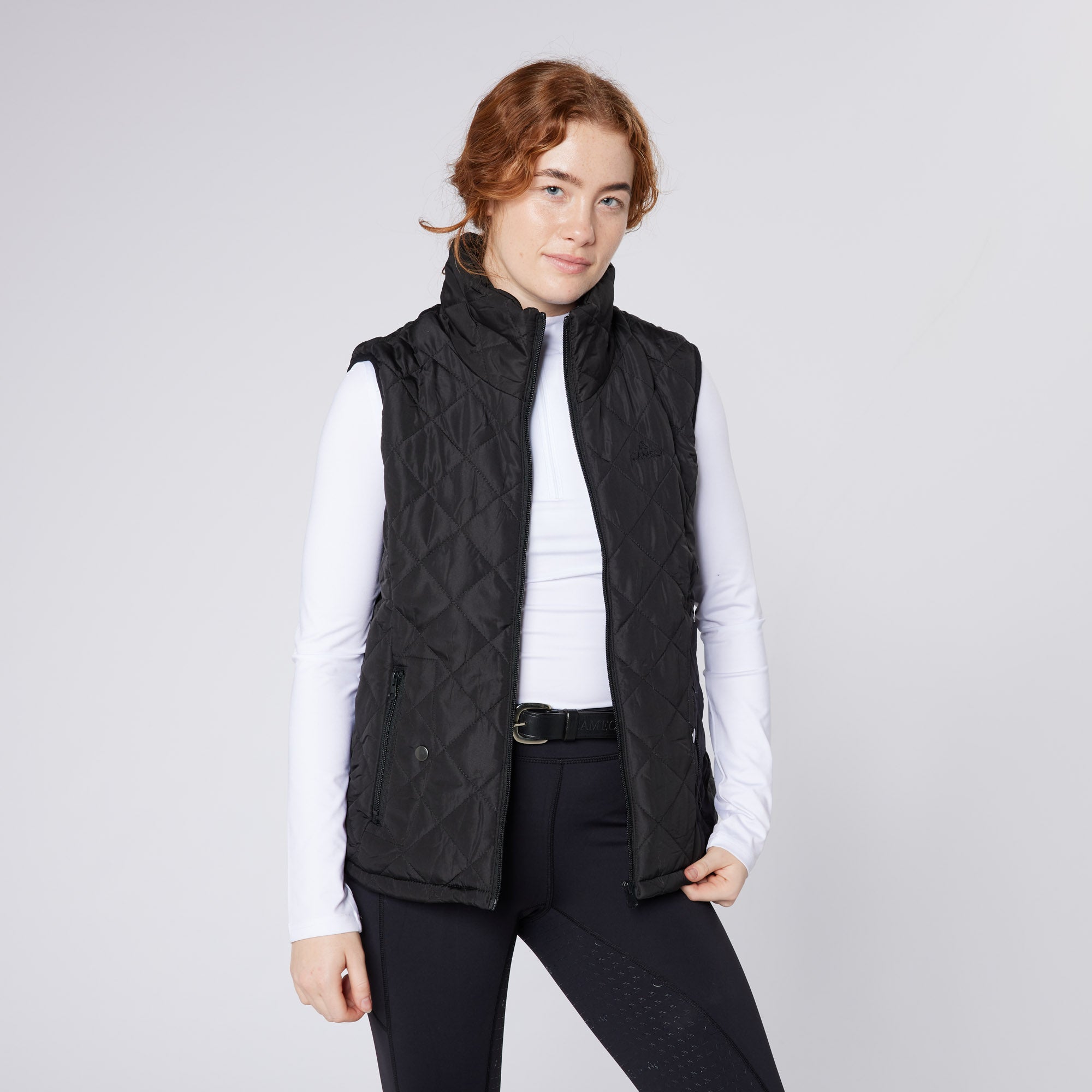 CAMEO Black All Season Gilet - Women's Equestrian Vest
