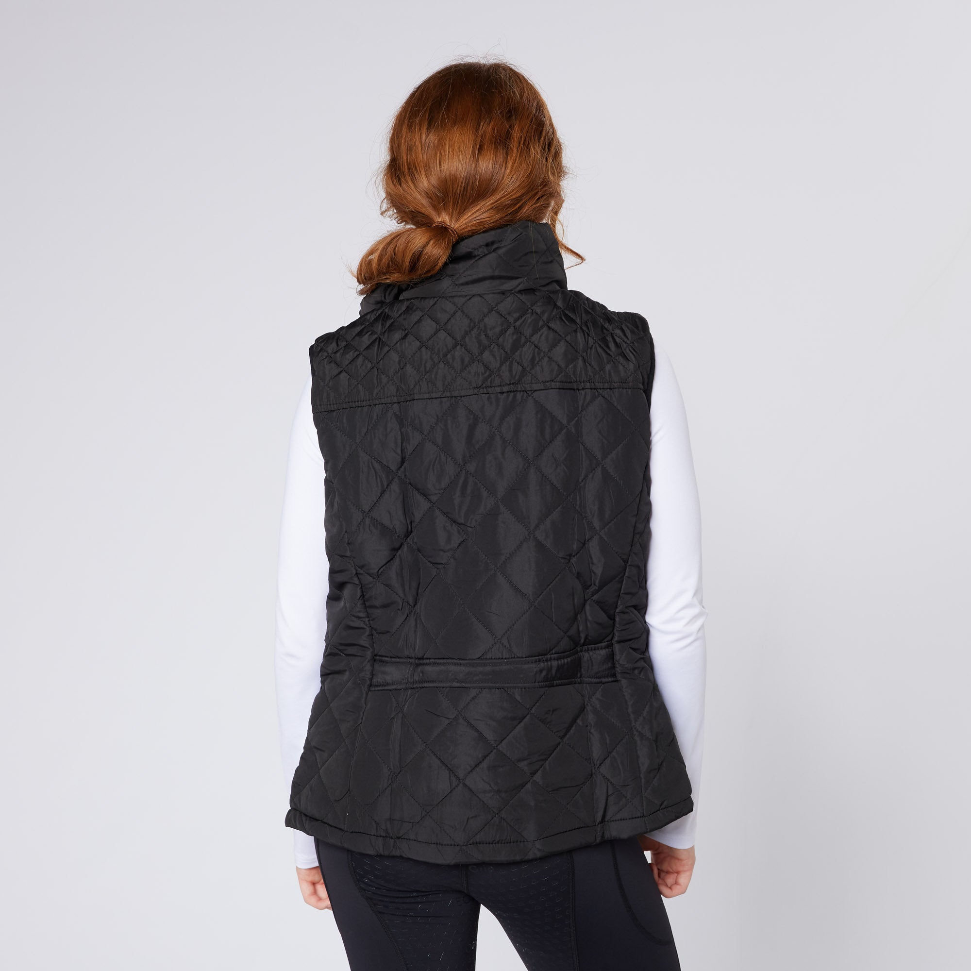 Cameo Black Quilted Gilet - Women's Equestrian Vest - Layered Warmth - Equiflair
