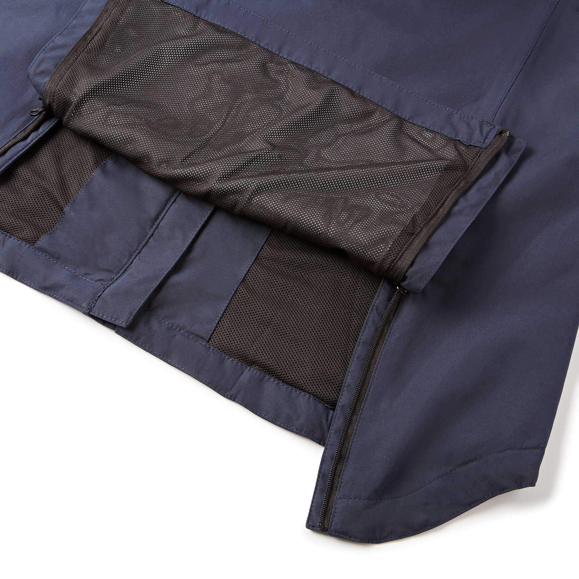 Cameo Navy Waterproof Riding Jacket | Equiflair Equestrian Apparel: Zipped Vents, Mesh Lining for Comfort & Ventilation