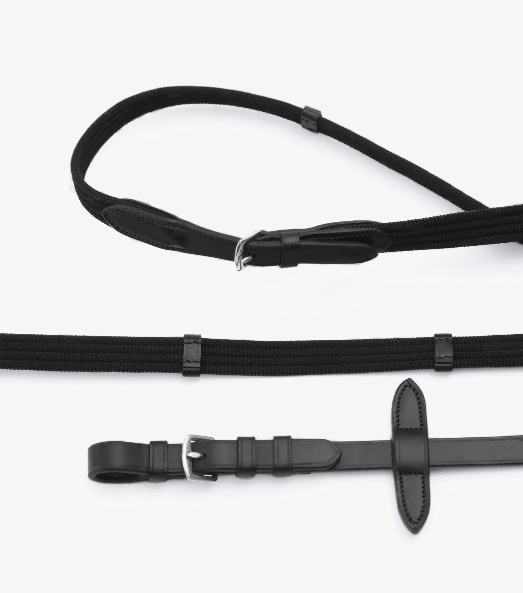 Premier Equine Caloveto Web Reins Black