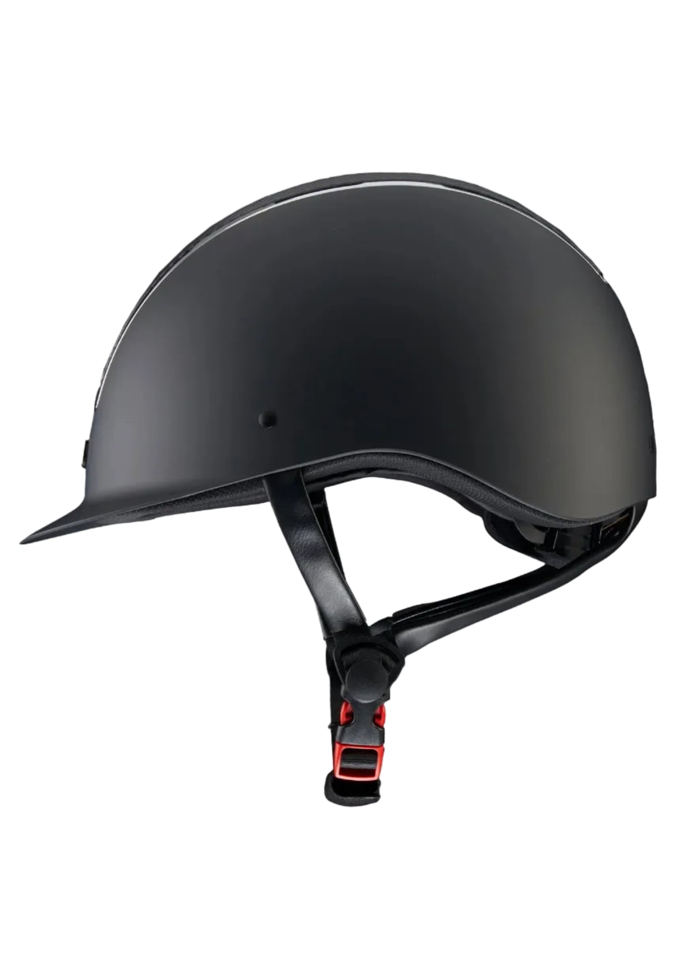 Premier Equine Centauri Black Horse Riding Safety Helmet - Kitemarked, Adjustable Fit, Ventilation, High Gloss Finish