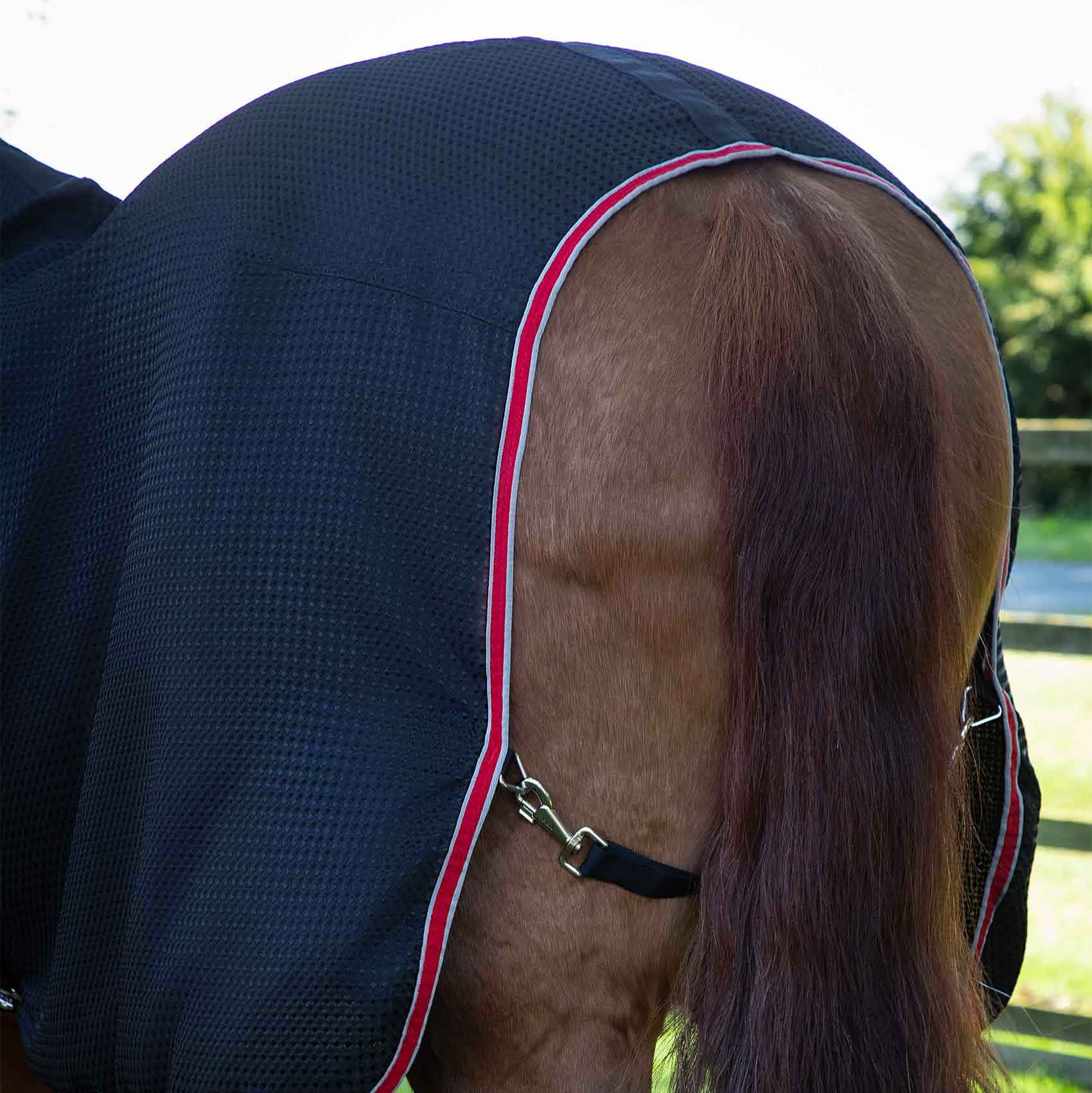 Premier Equine Combo Buster Waffle Horse Cooler Rug Black