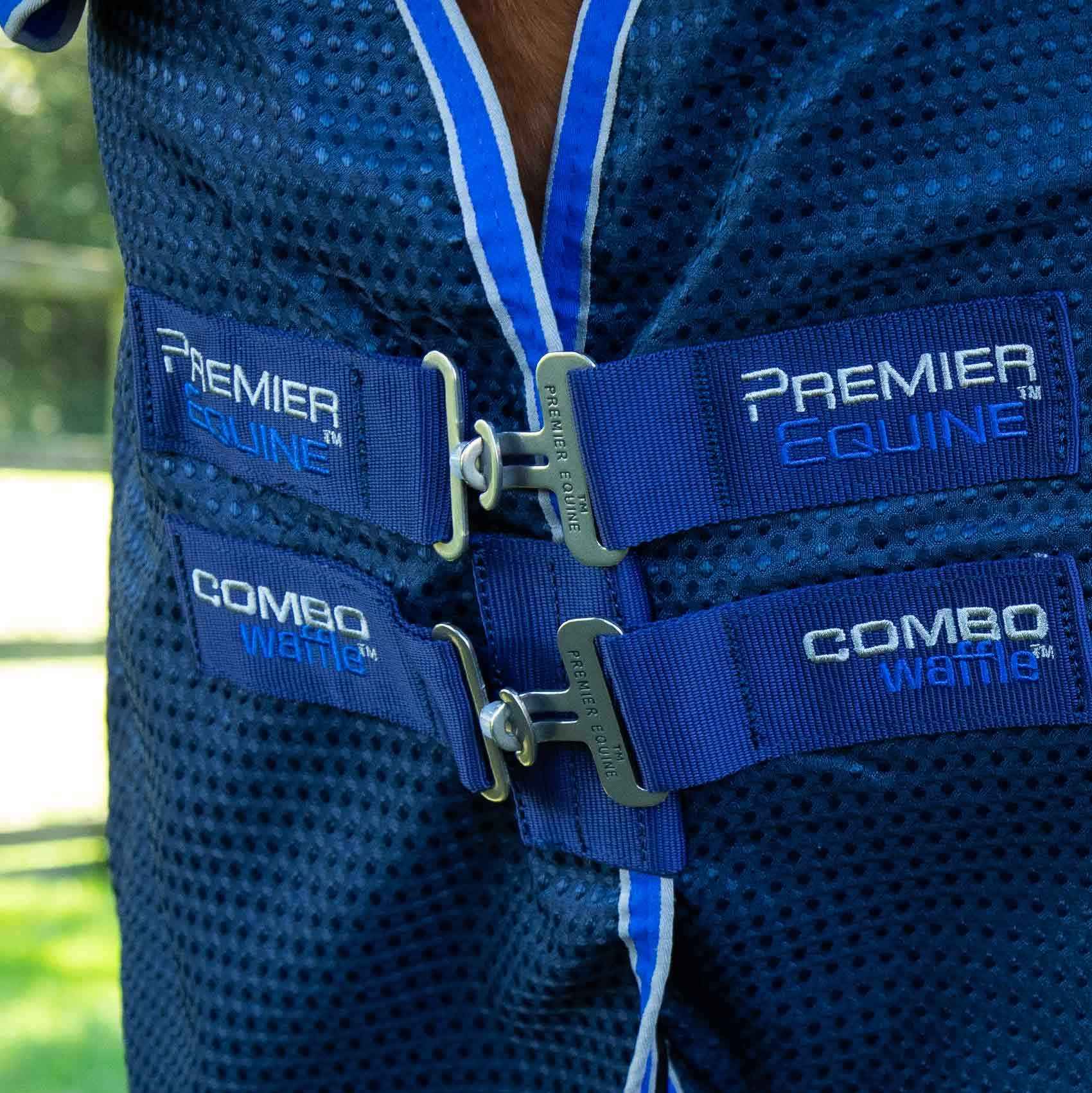 Premier Equine Combo Dry-Tech Horse Cooler Rug Navy