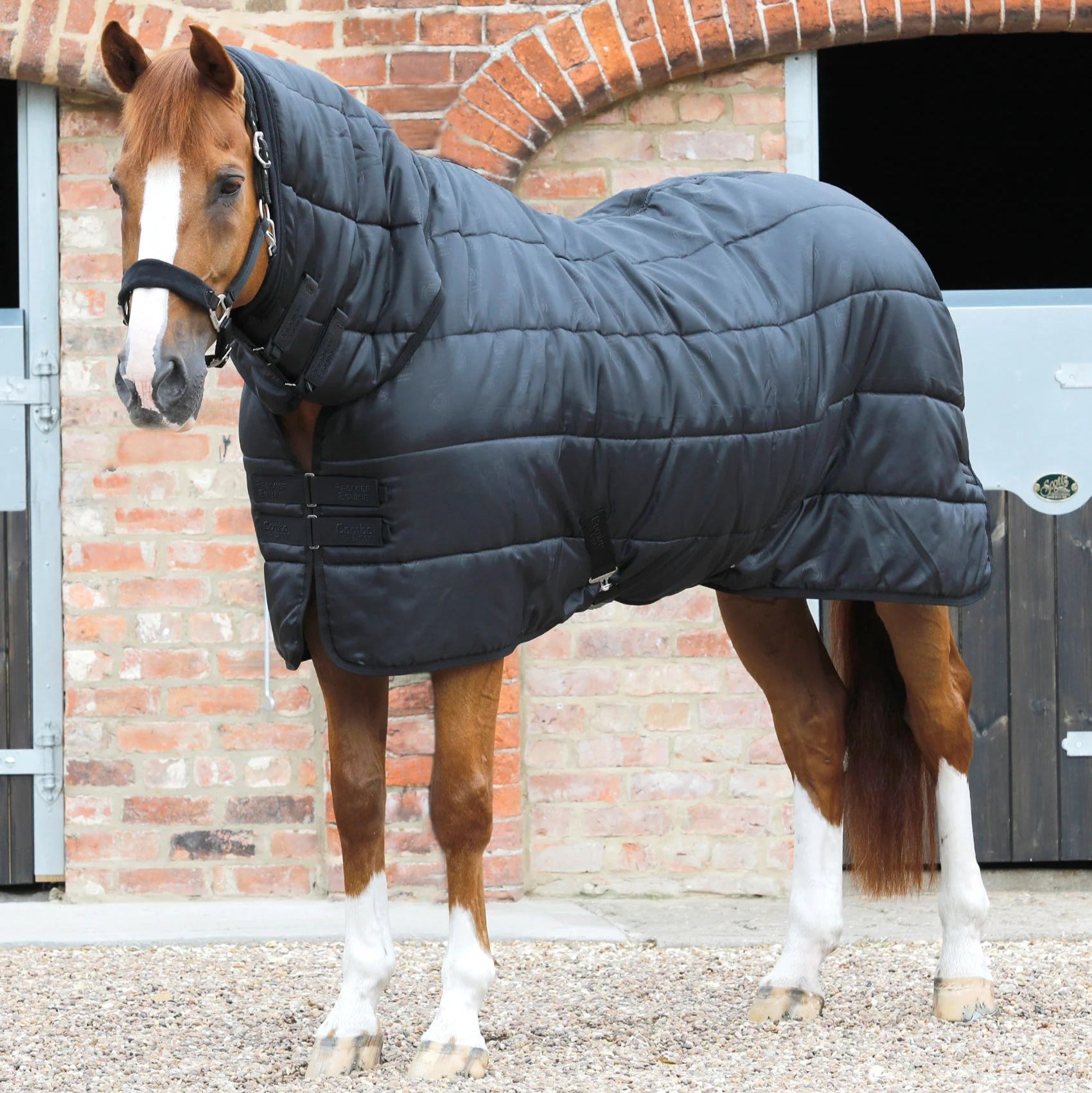 Black Premier Equine 100g Combo Horse Rug Liner - Warmth and Protection for Your Horse | Equiflair