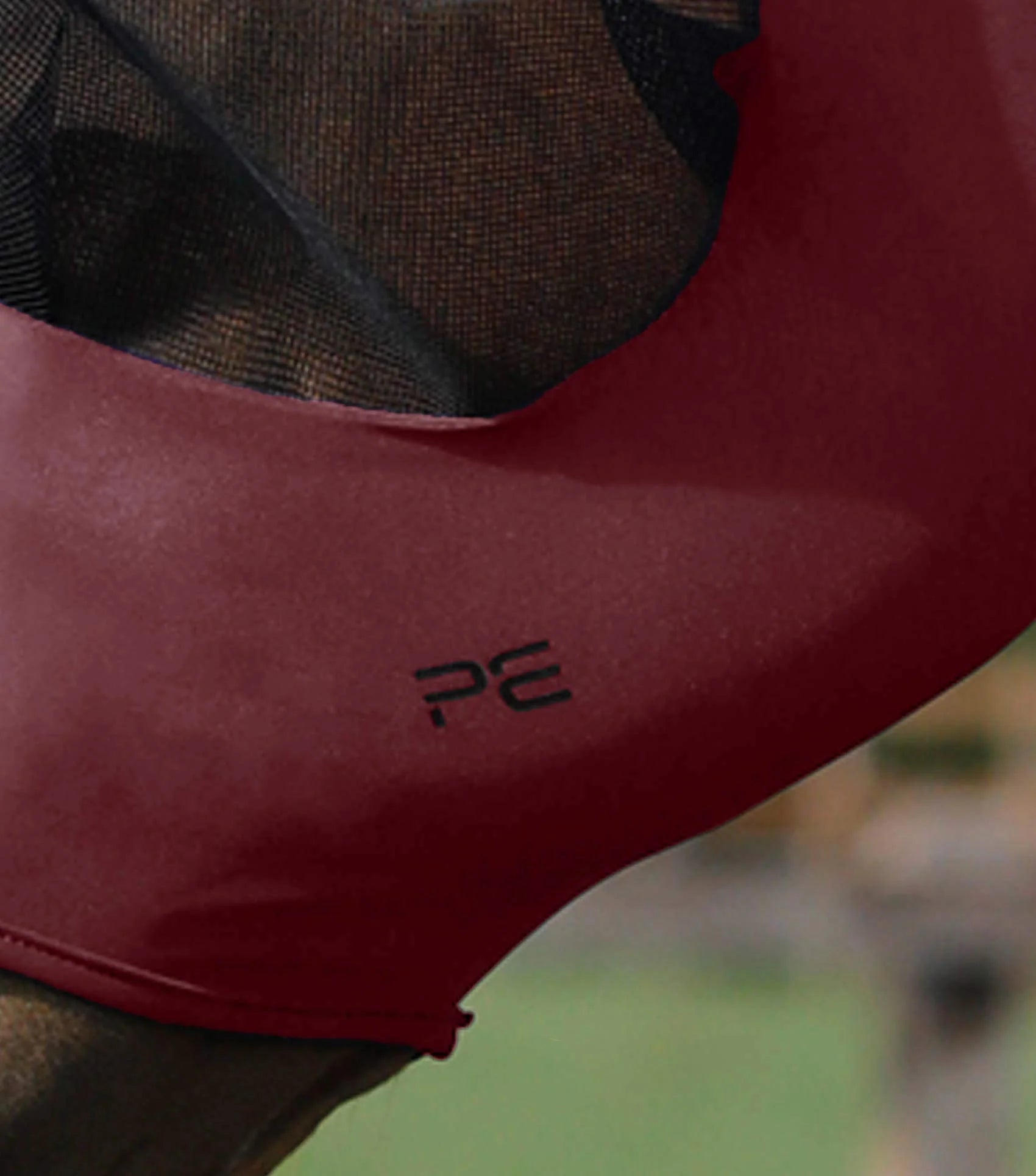 Premier Equine Wine Fly Mask: Lycra Comfort Tech, Horse Protection from Flies, Breathable Design, 360° Coverage