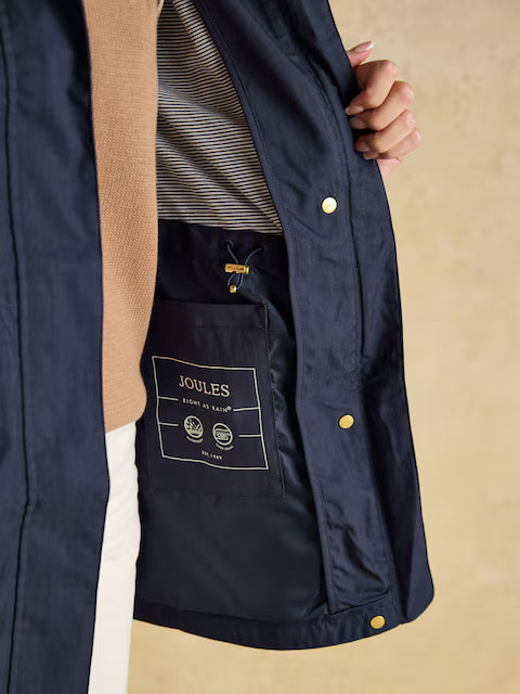 Joules Portwell French Navy Waterproof Raincoat