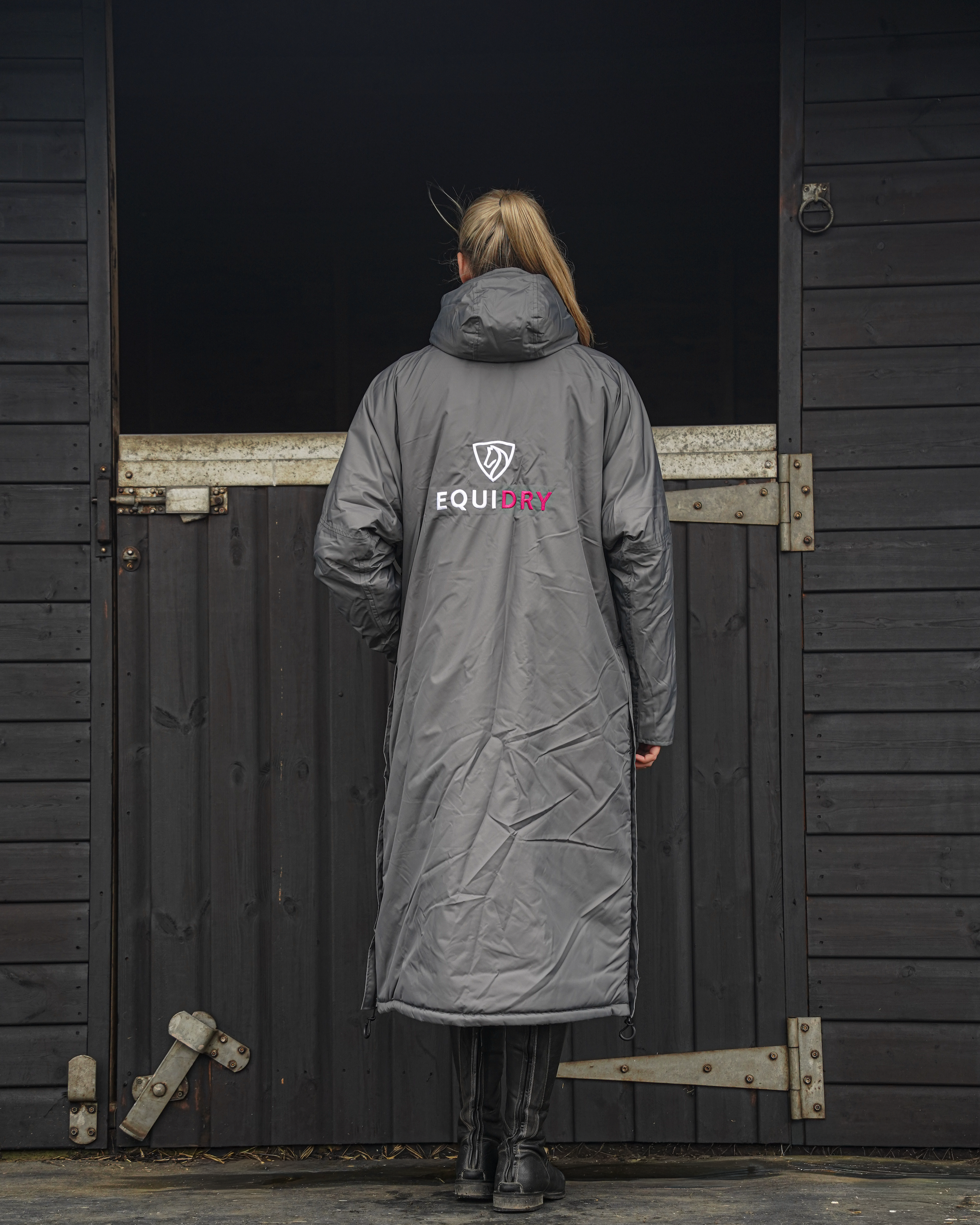 EQUIDRY Evolution Women's Thick Fleece Grey/Peacock Pink