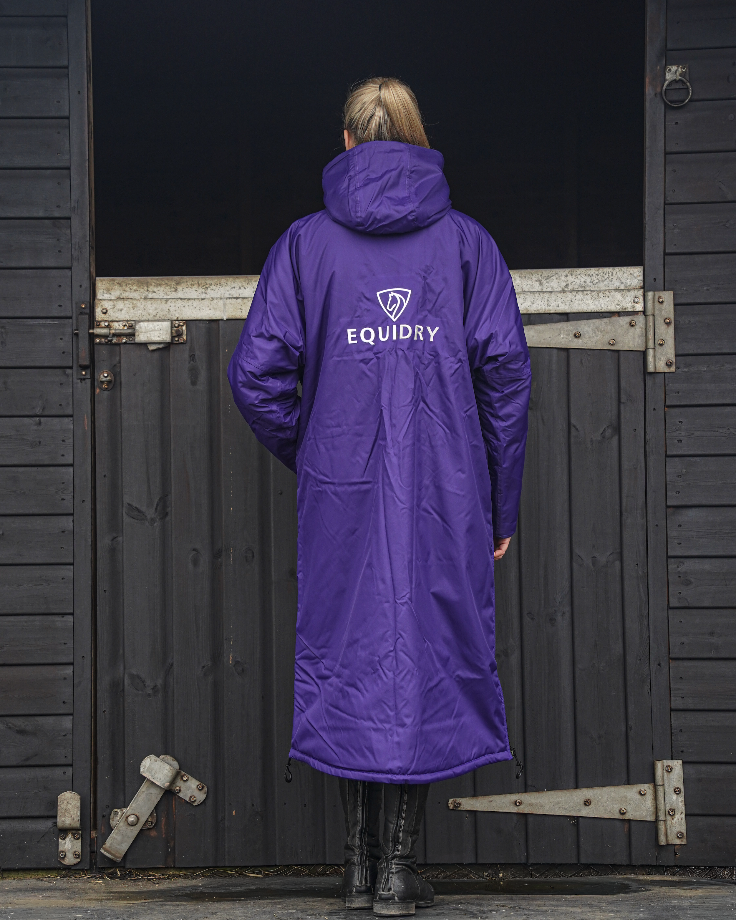 EQUIDRY Original Women's Thick Fleece Purple/Grey