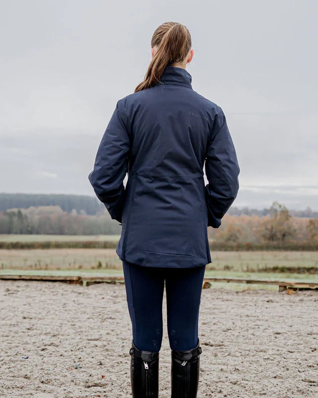 EQUIDRY IRIS Waterproof Riding Jacket Women's Navy - Equestrian Outerwear
