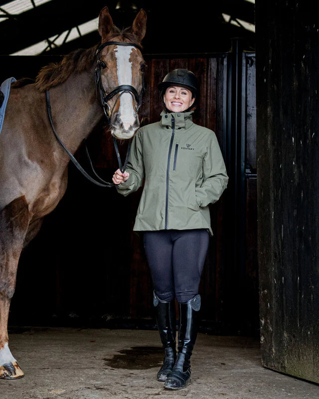 EQUIDRY Iris Warm Waterproof Riding Jacket Women's Green