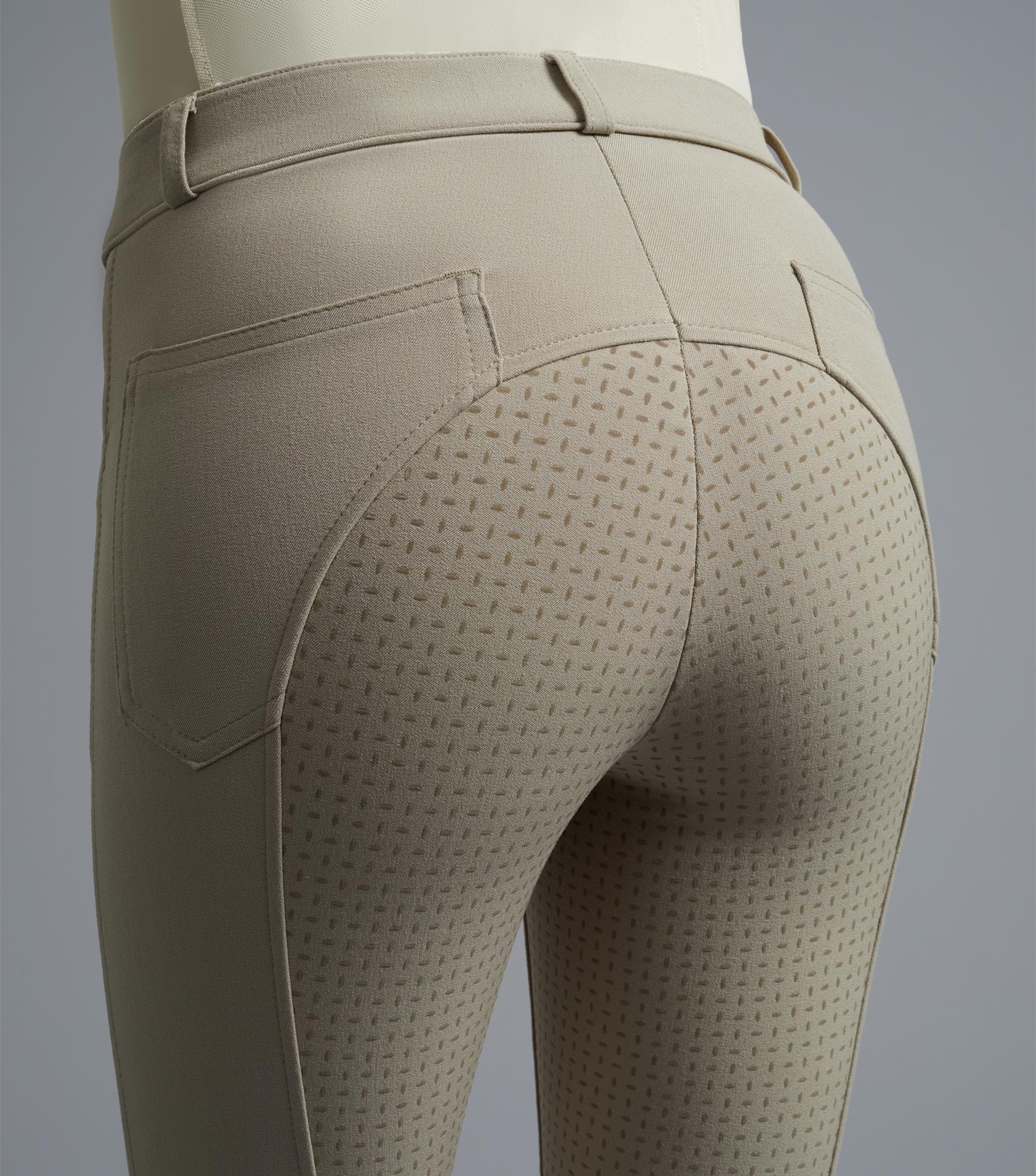 PREMIER EQUINE Delta Ladies Riding Breeches - Beige, Full Seat Gel, Competition - Equiflair