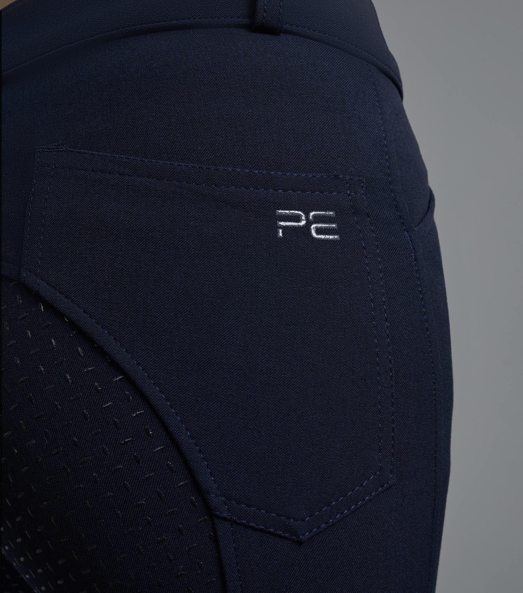 Premier Equine Navy Riding Breeches: Ladies' Gel Seat Equestrian Pants