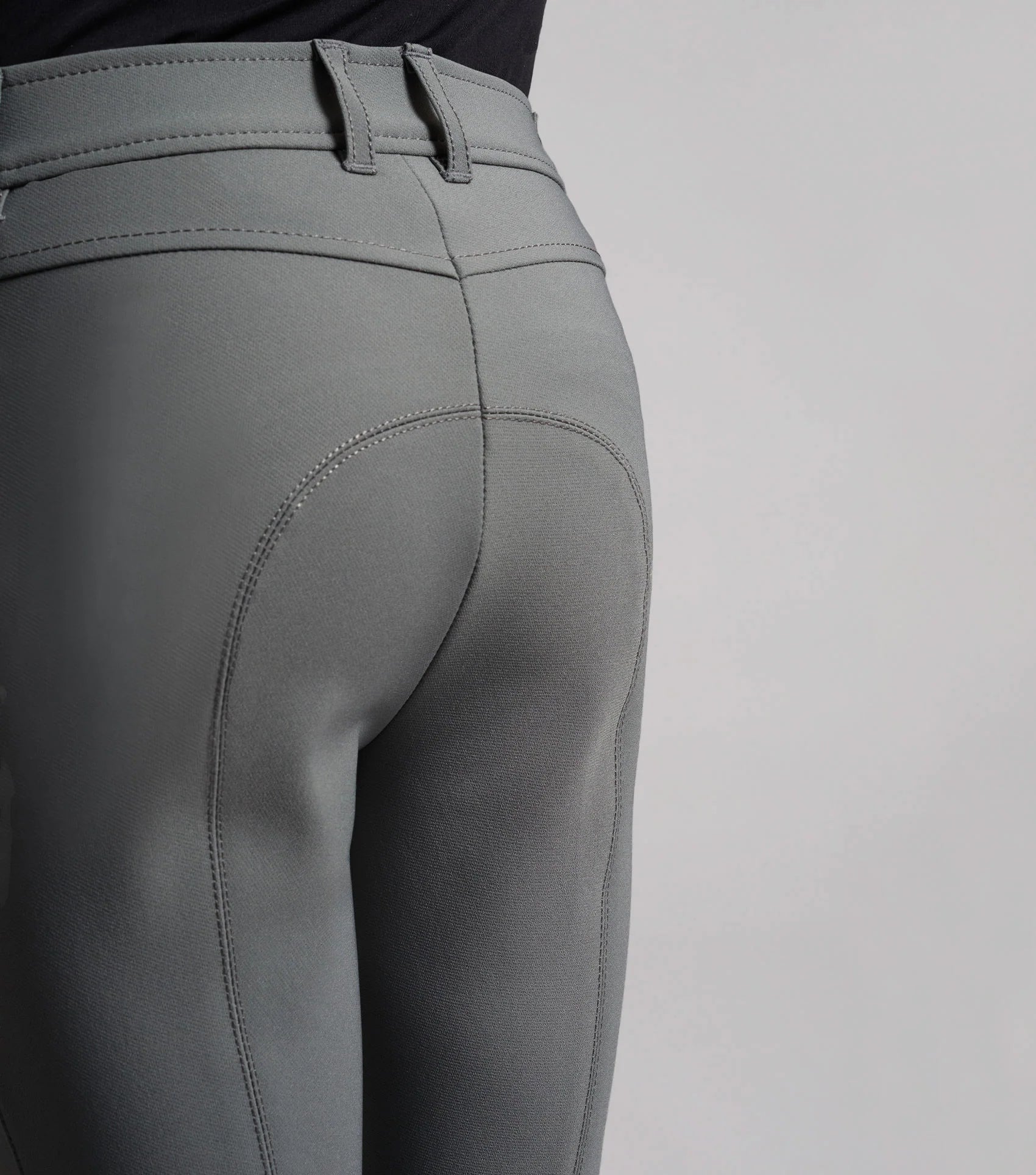 Premier Equine Derby Boys Riding Breeches - Grey Equestrian Pants