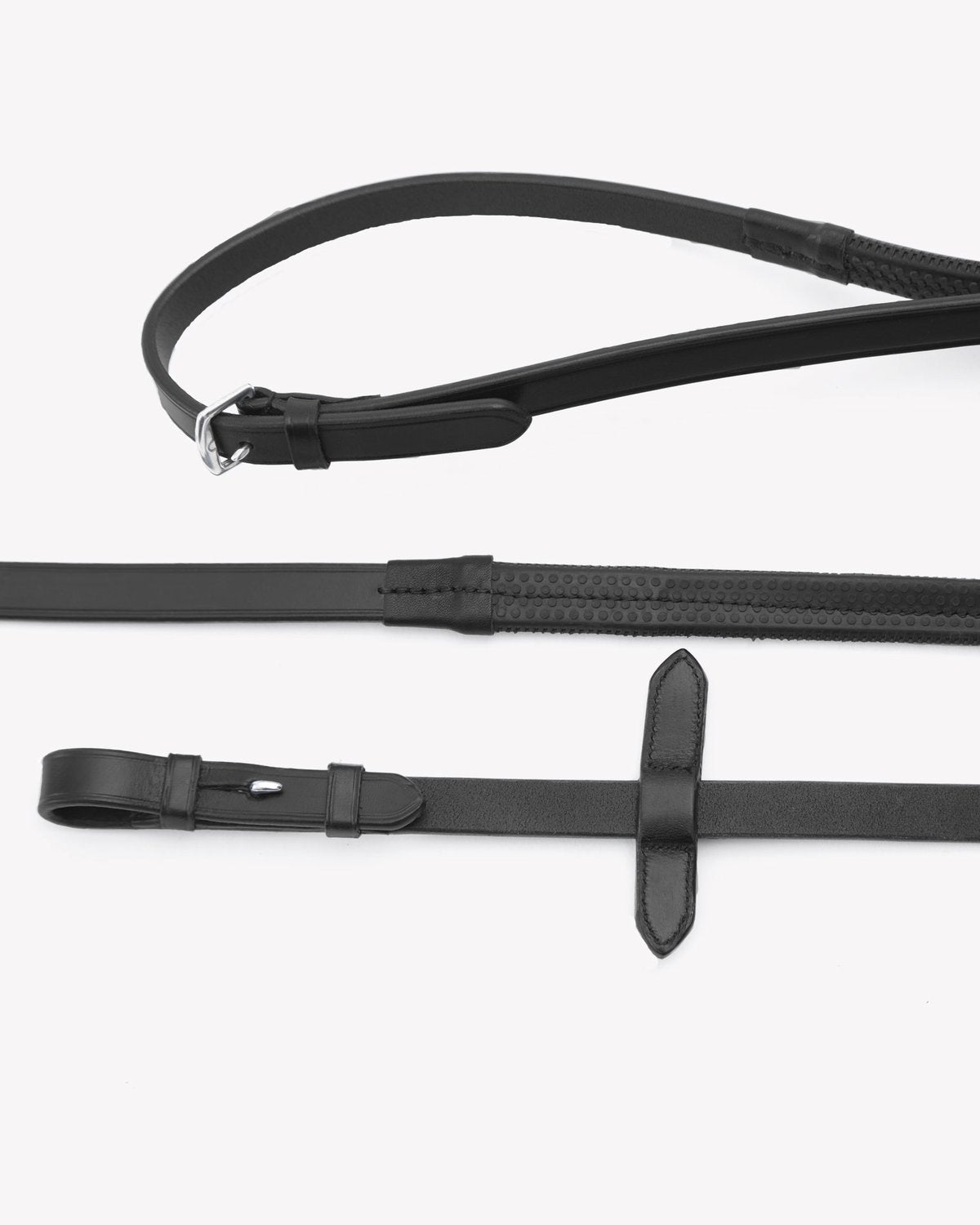 Premier Equine Diego Rubber Reins Black