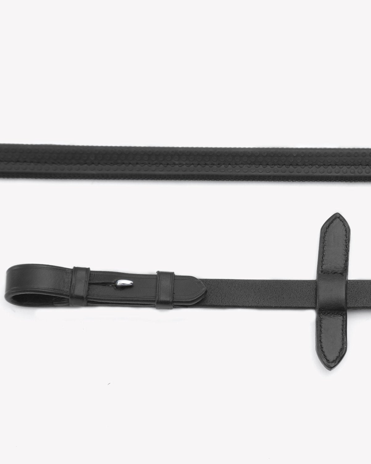 Premier Equine Diego Rubber Reins Black