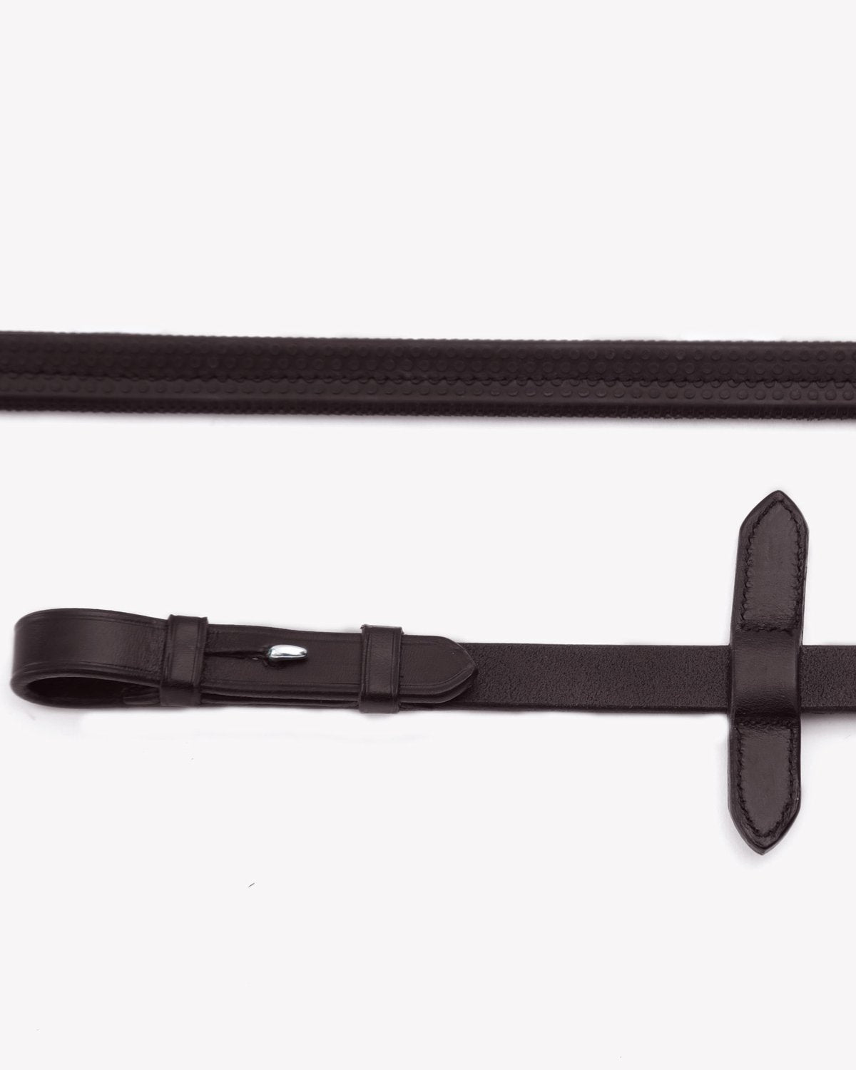 Premier Equine Diego Rubber Reins Brown