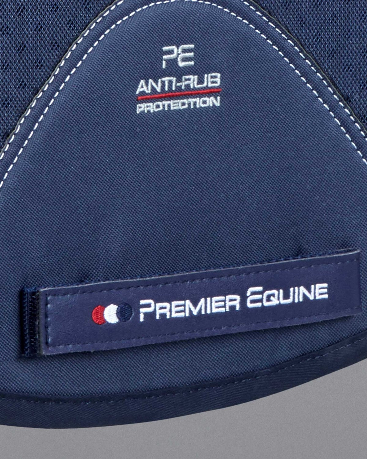 Premier Equine Dressage Saddle Pad - Anti-Rub Protection, Airtechnology, Shockproof Wool, Navy/Grey