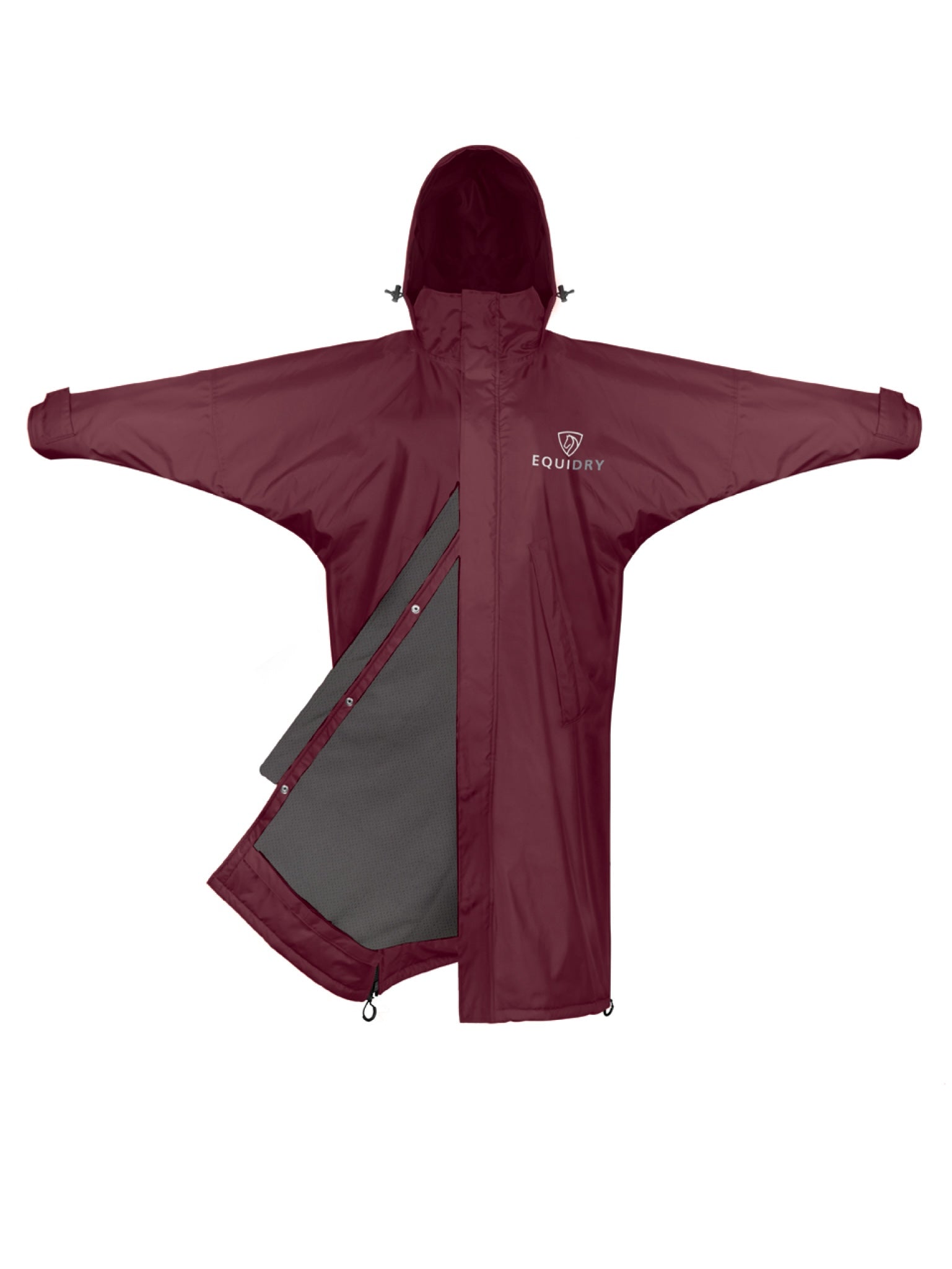 EQUIDRY Evolution Women's Mesh Lined Plum/Grey