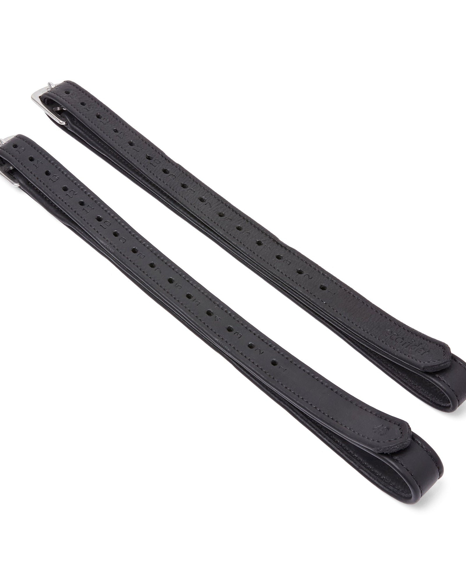Ecorider Balance Stirrup Leathers Black