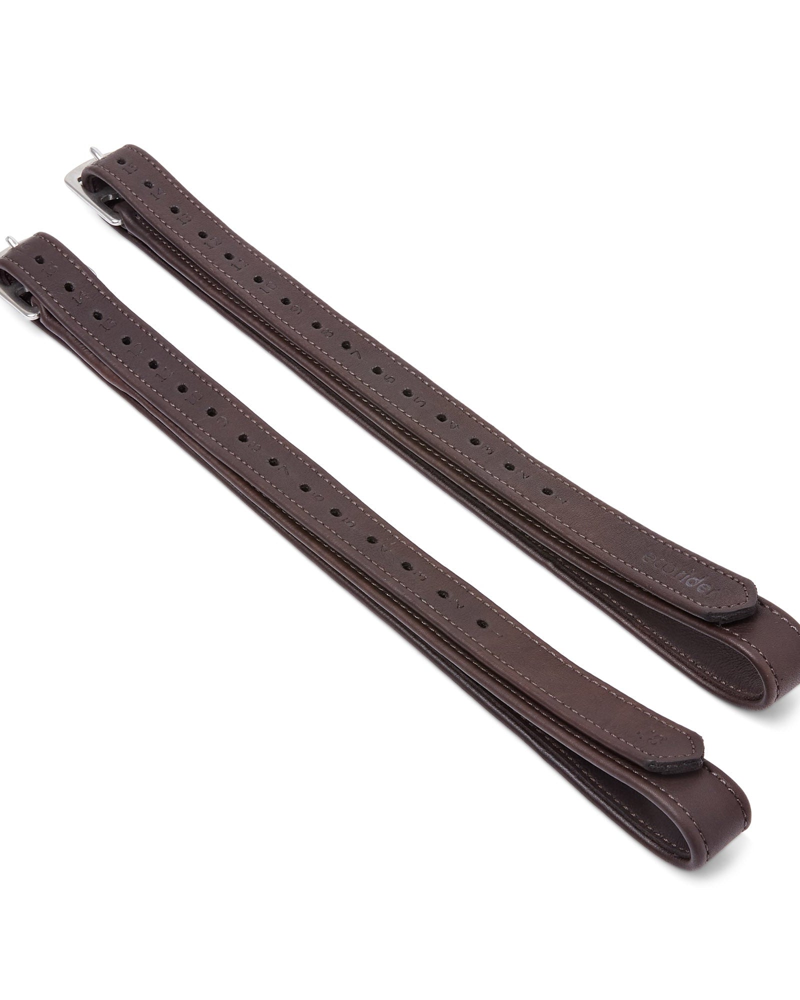 Ecorider Balance Stirrup Leathers Brown