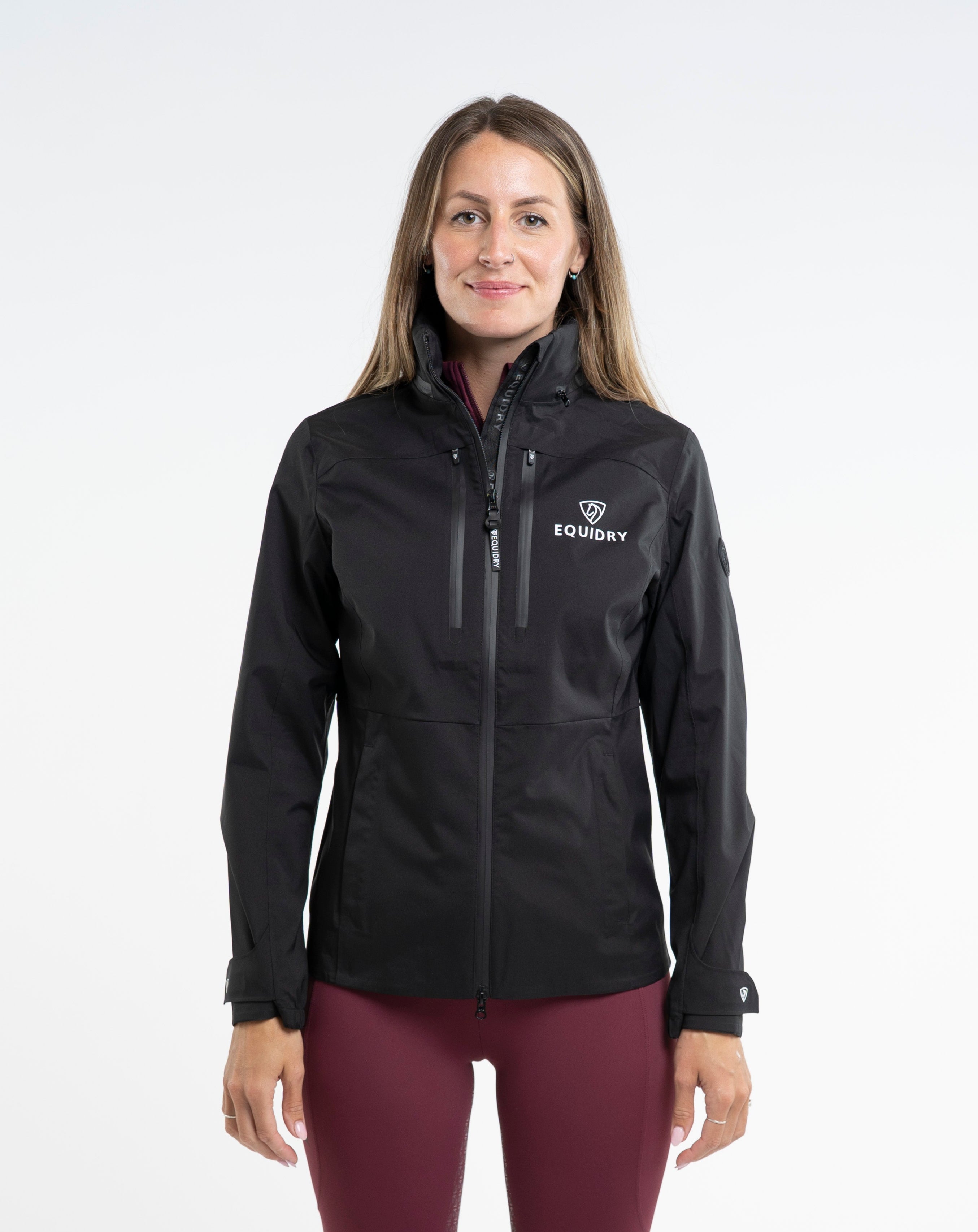 EQUIDRY Varsha Waterproof Riding Jacket Women's Black