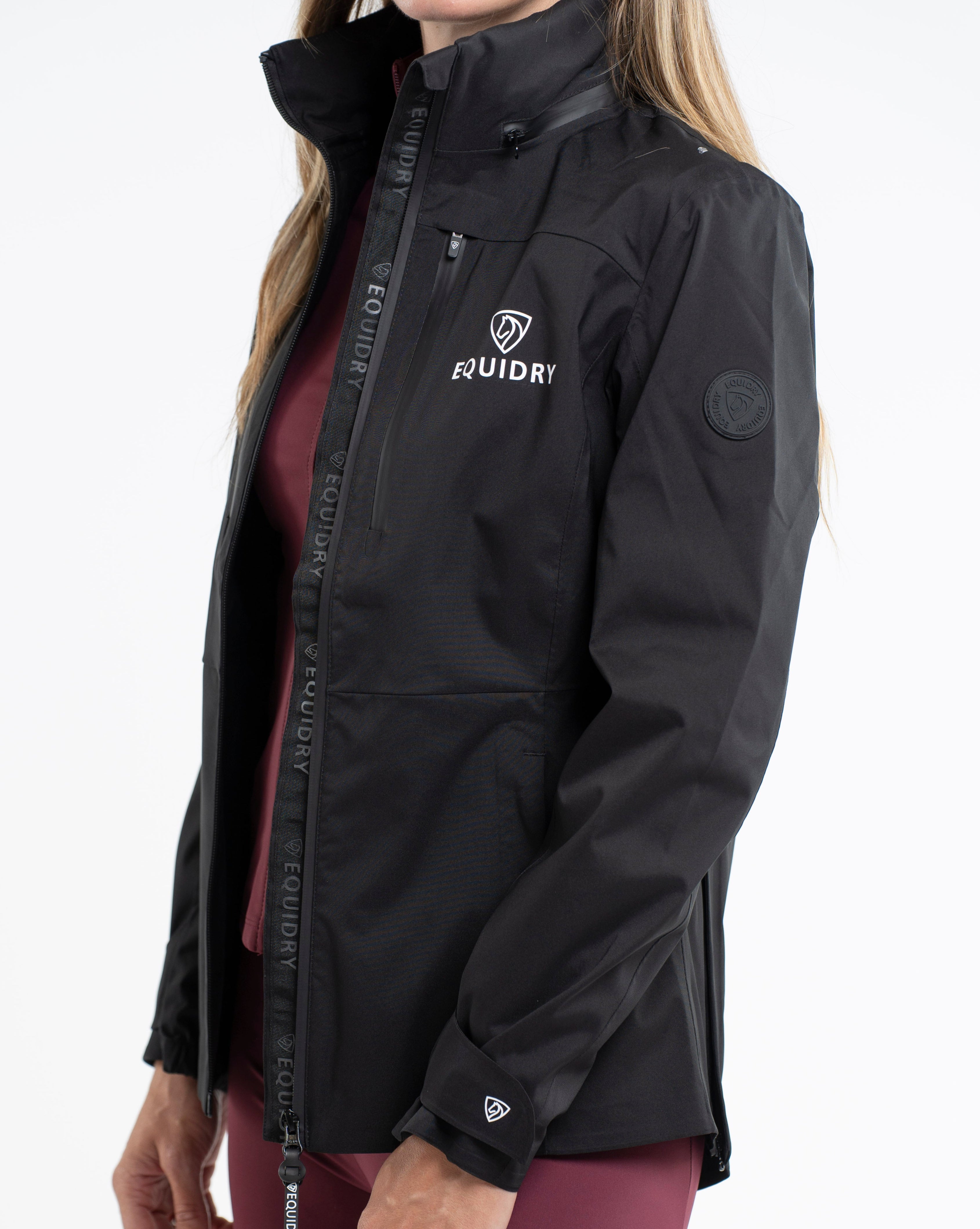 EQUIDRY Varsha Waterproof Riding Jacket Women's Black