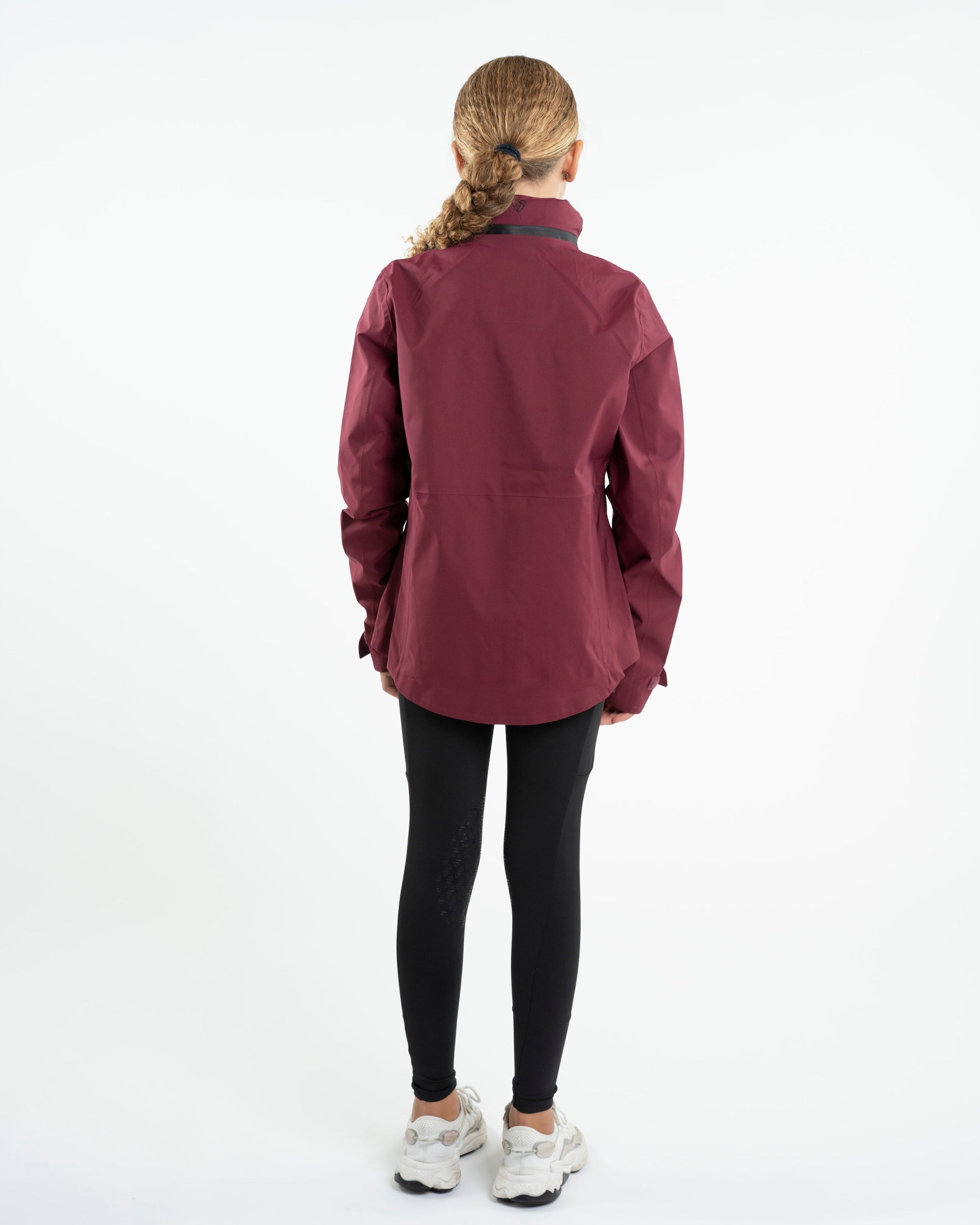 EQUIDRY Varsha Waterproof Riding Jacket Girl's Plum