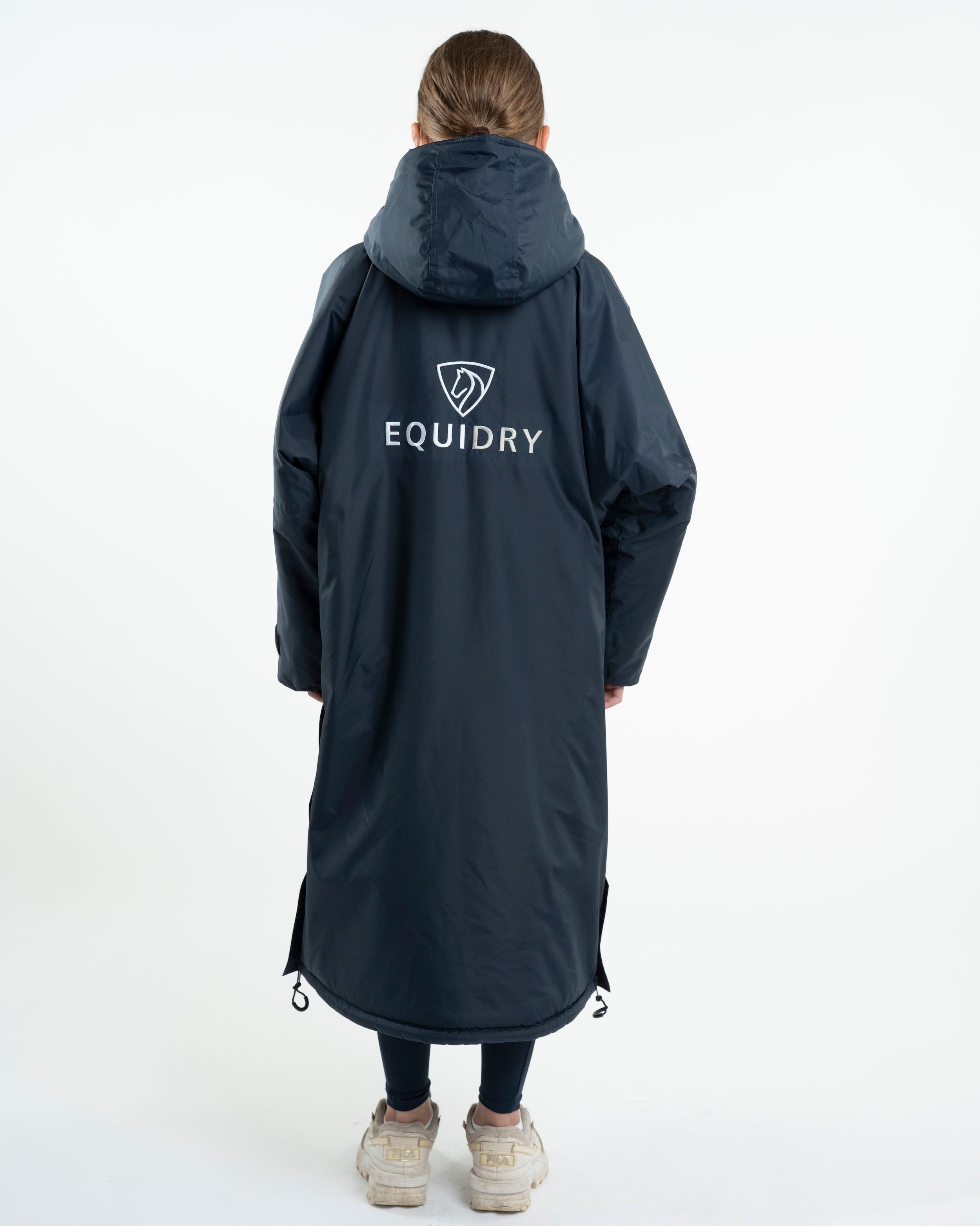 EQUIDRY Evolution Children's Thick Fleece Navy/Grey