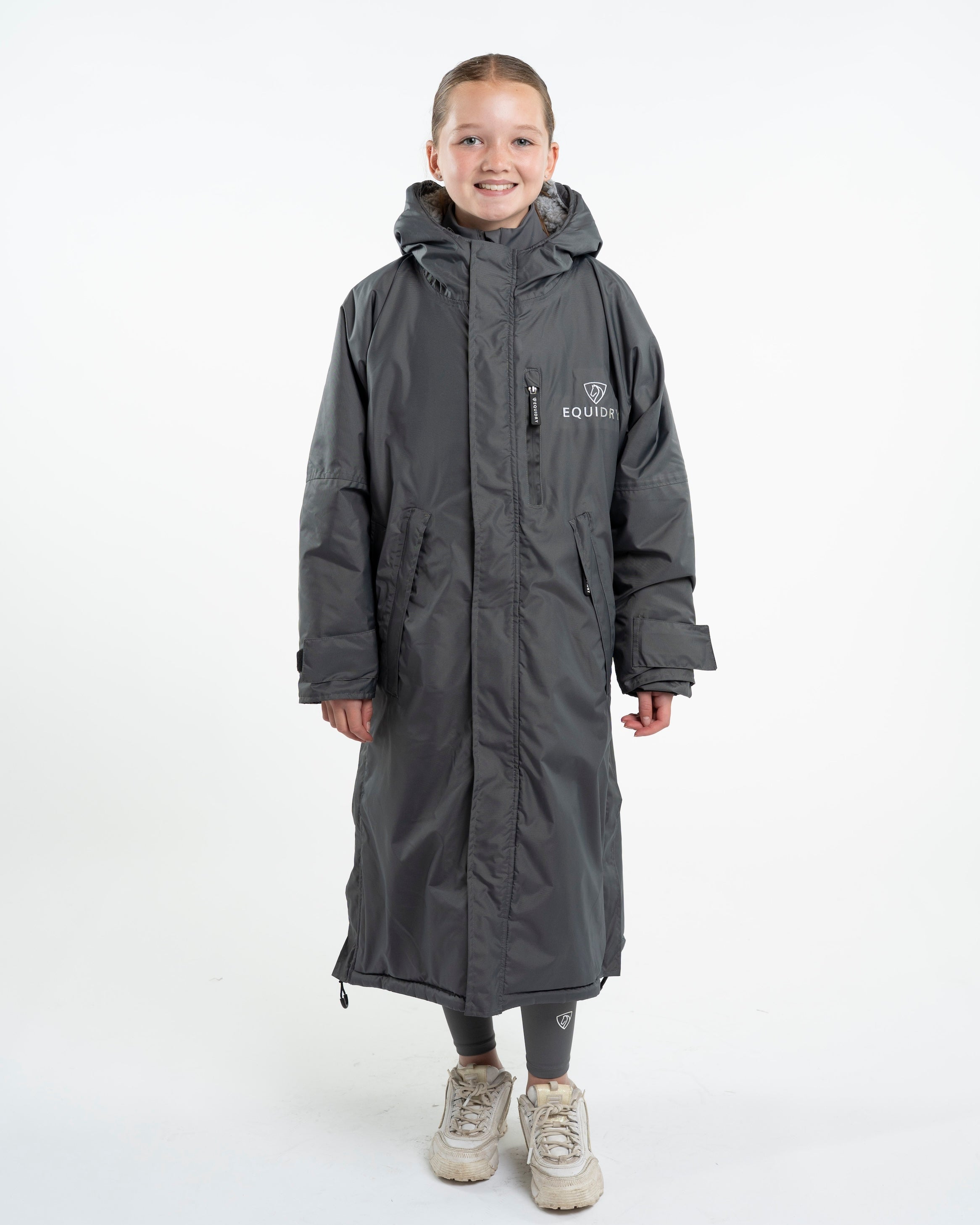 EQUIDRY Evolution Children's Thick Fleece Grey/Grey