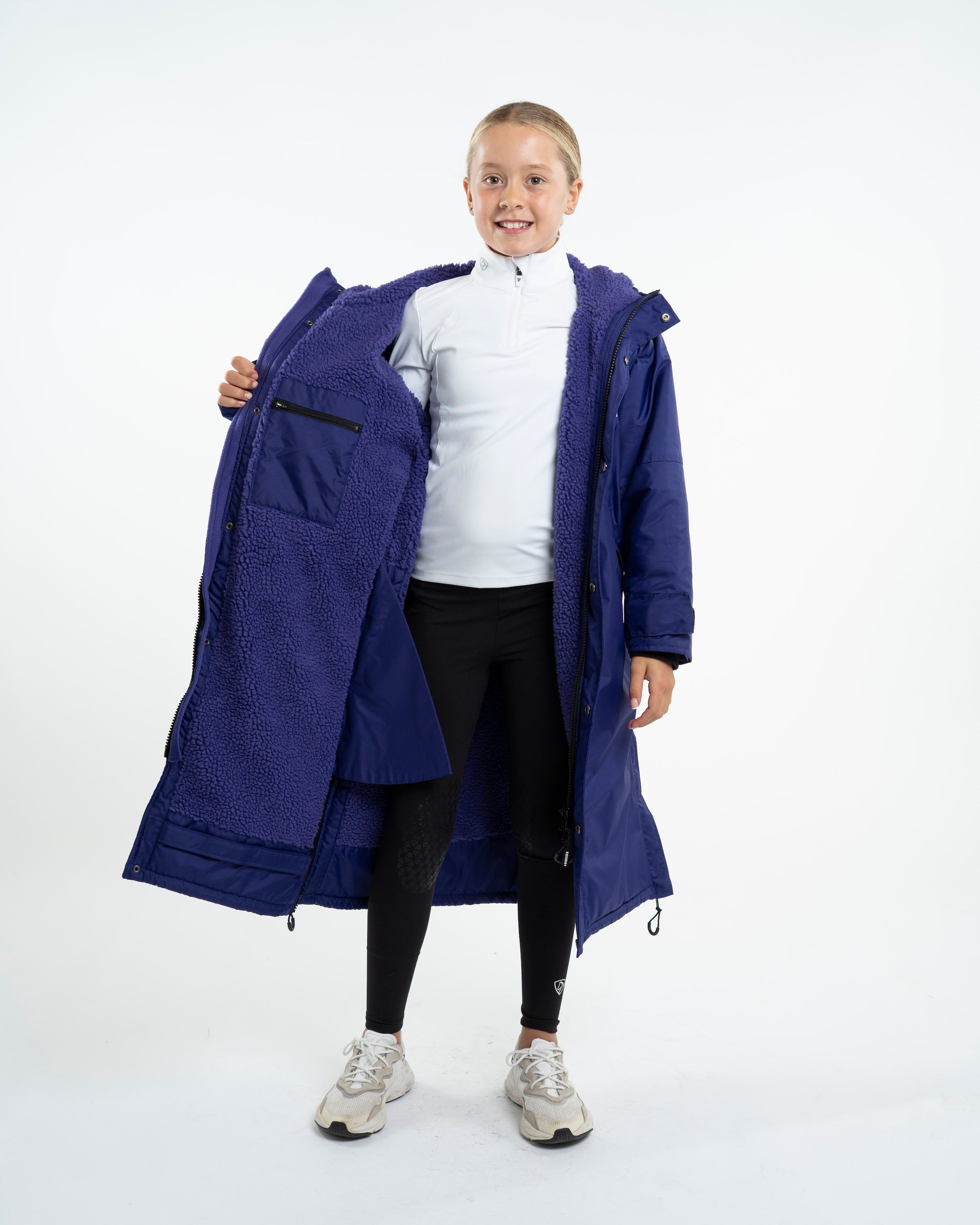 EQUIDRY Evolution Children's Thick Fleece Purple/Purple