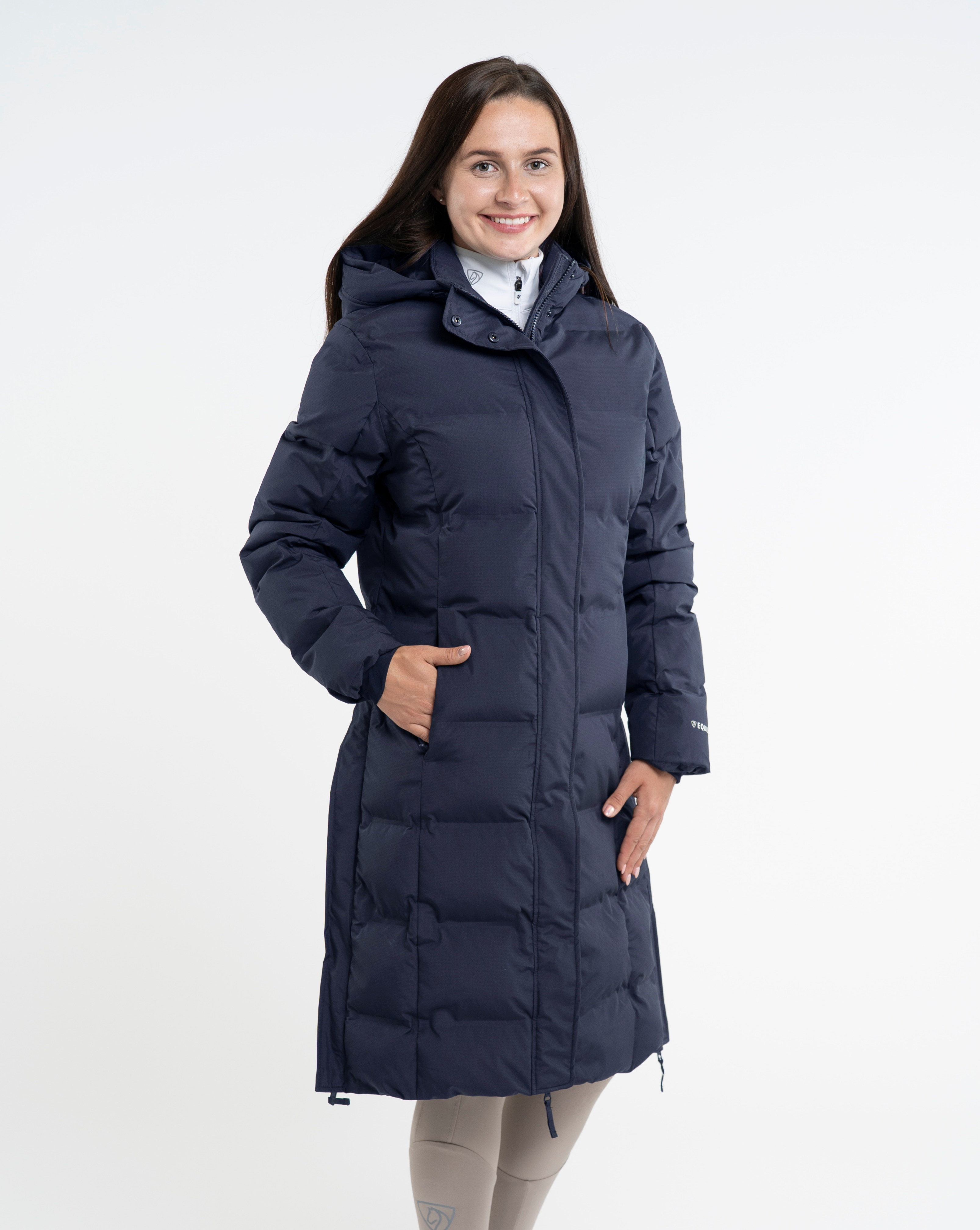 EQUIDRY Thora Waterproof Riding Puffer Women's Navy