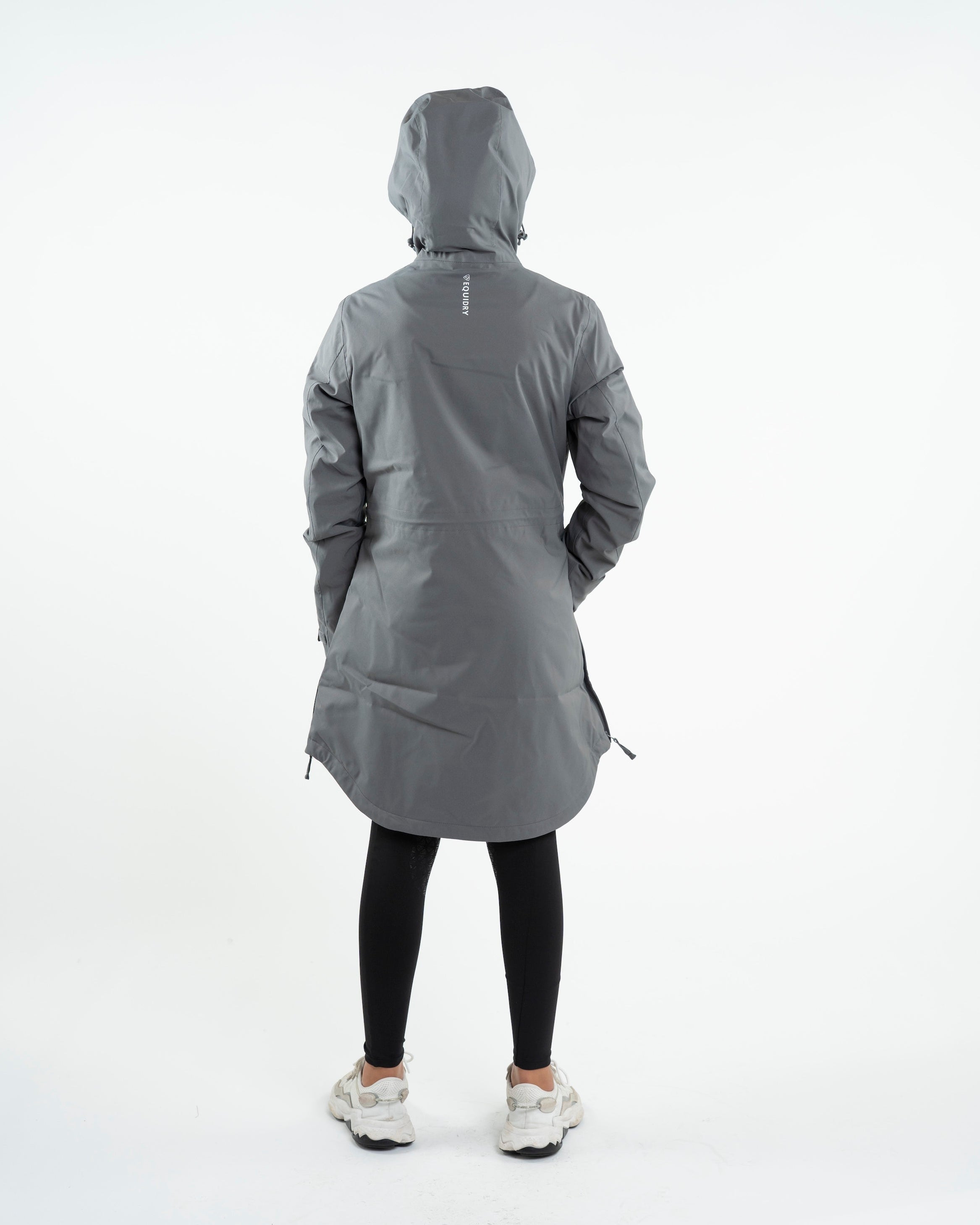EQUIDRY Bronte Waterproof Riding Coat Girl's Grey