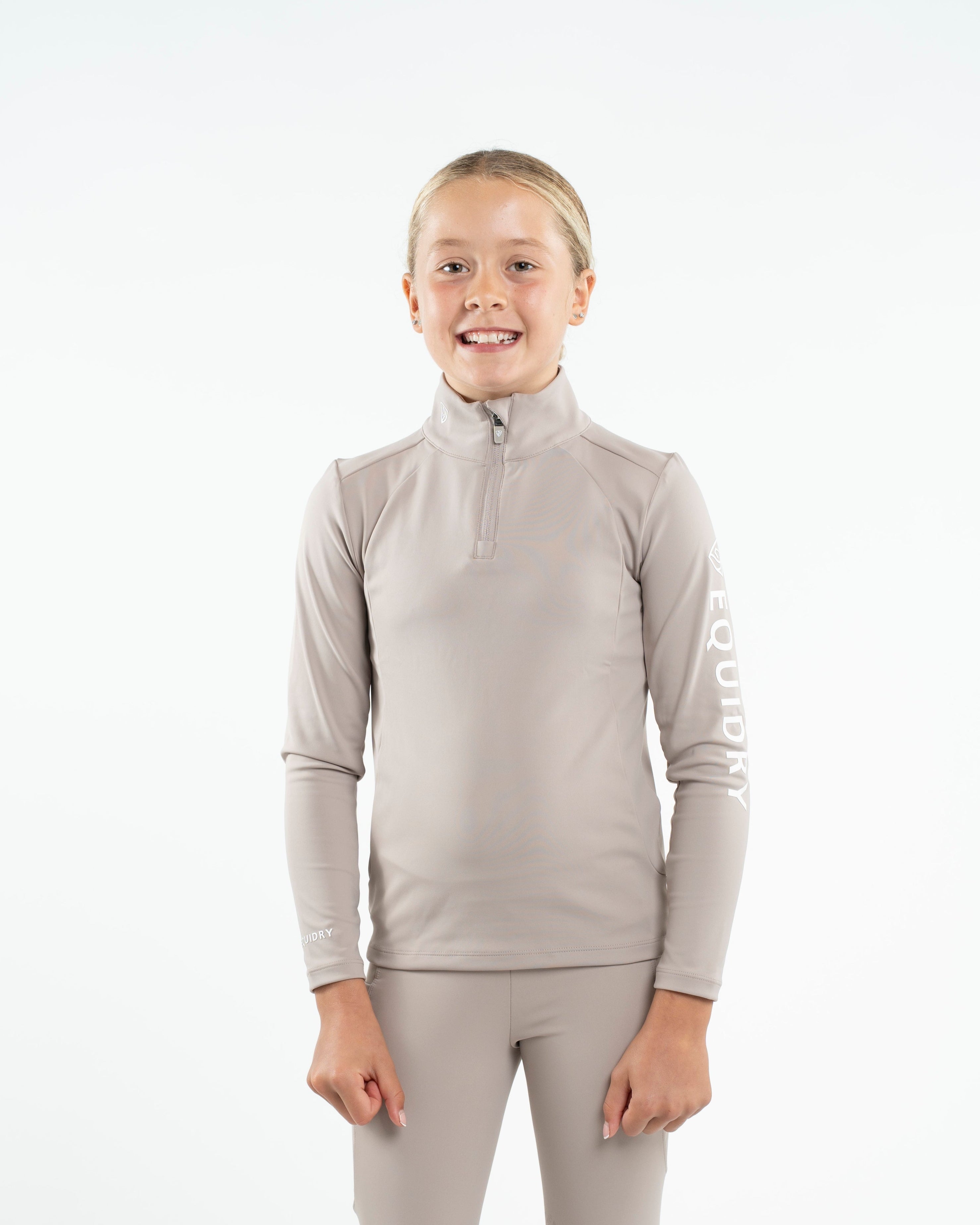 EQUIDRY Children's Water Repellent Base Layer Sand
