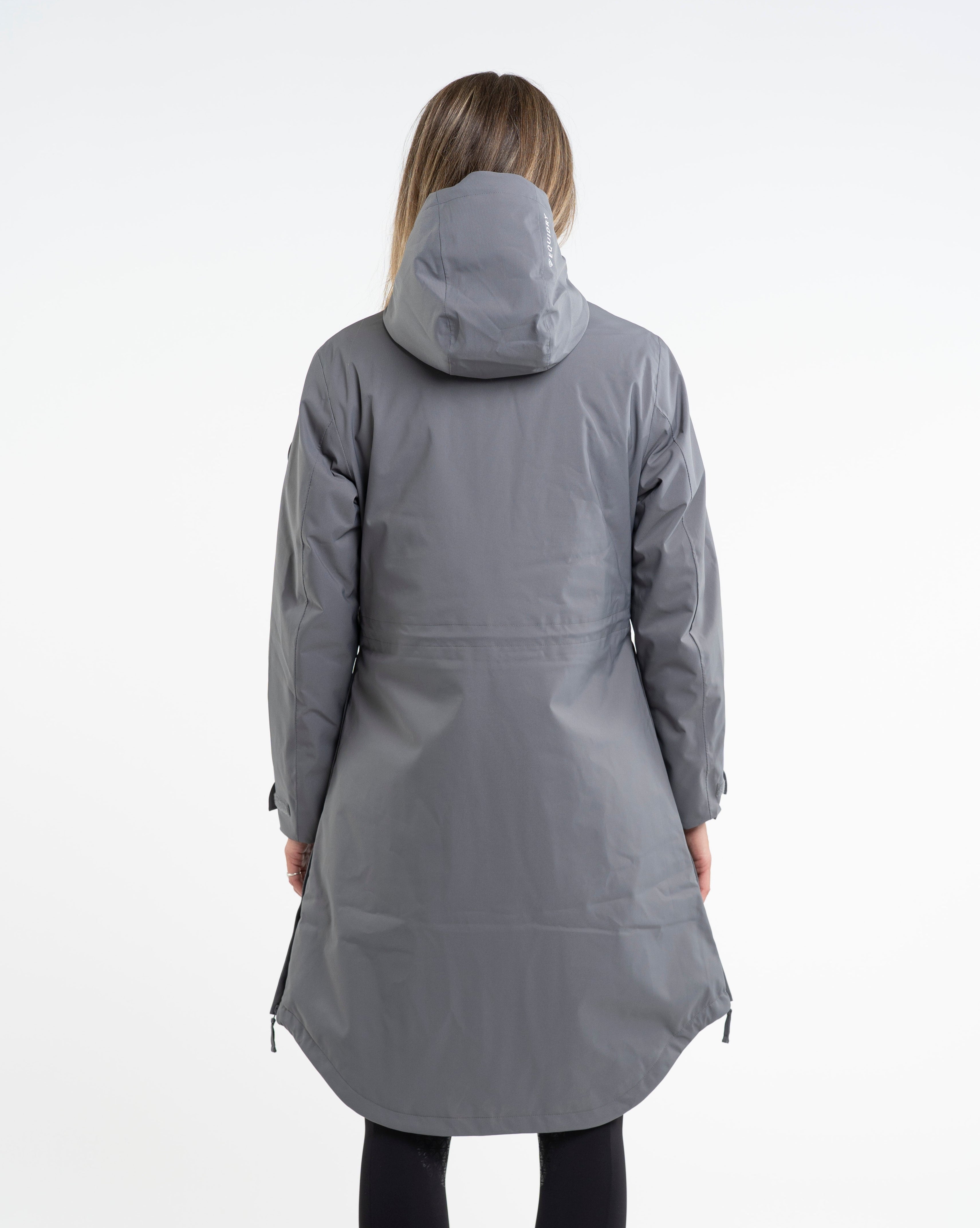 EQUIDRY Bronte Waterproof Riding Coat Women's Grey