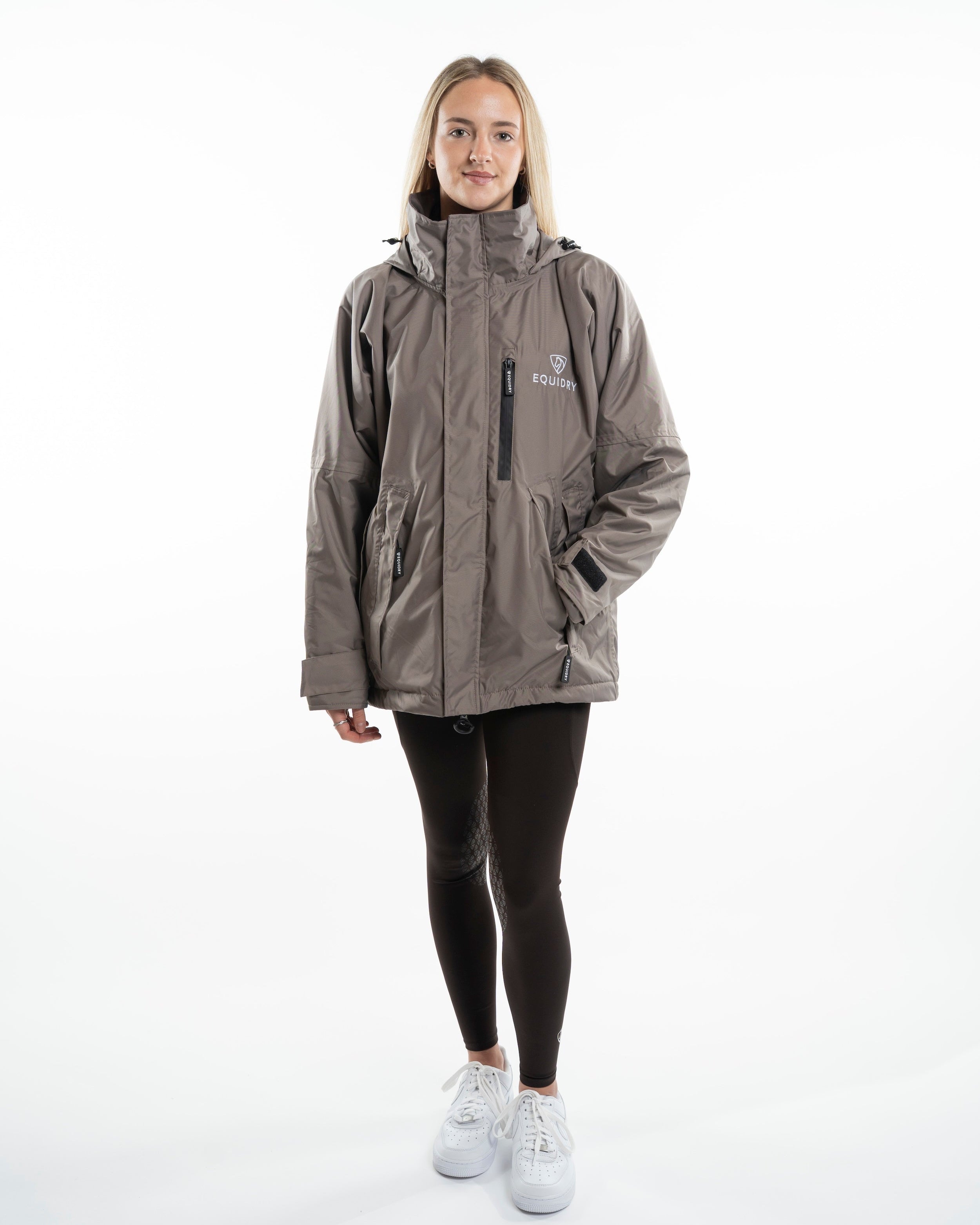 EQUIDRY Shortie Women's Thin Fleece Mocha