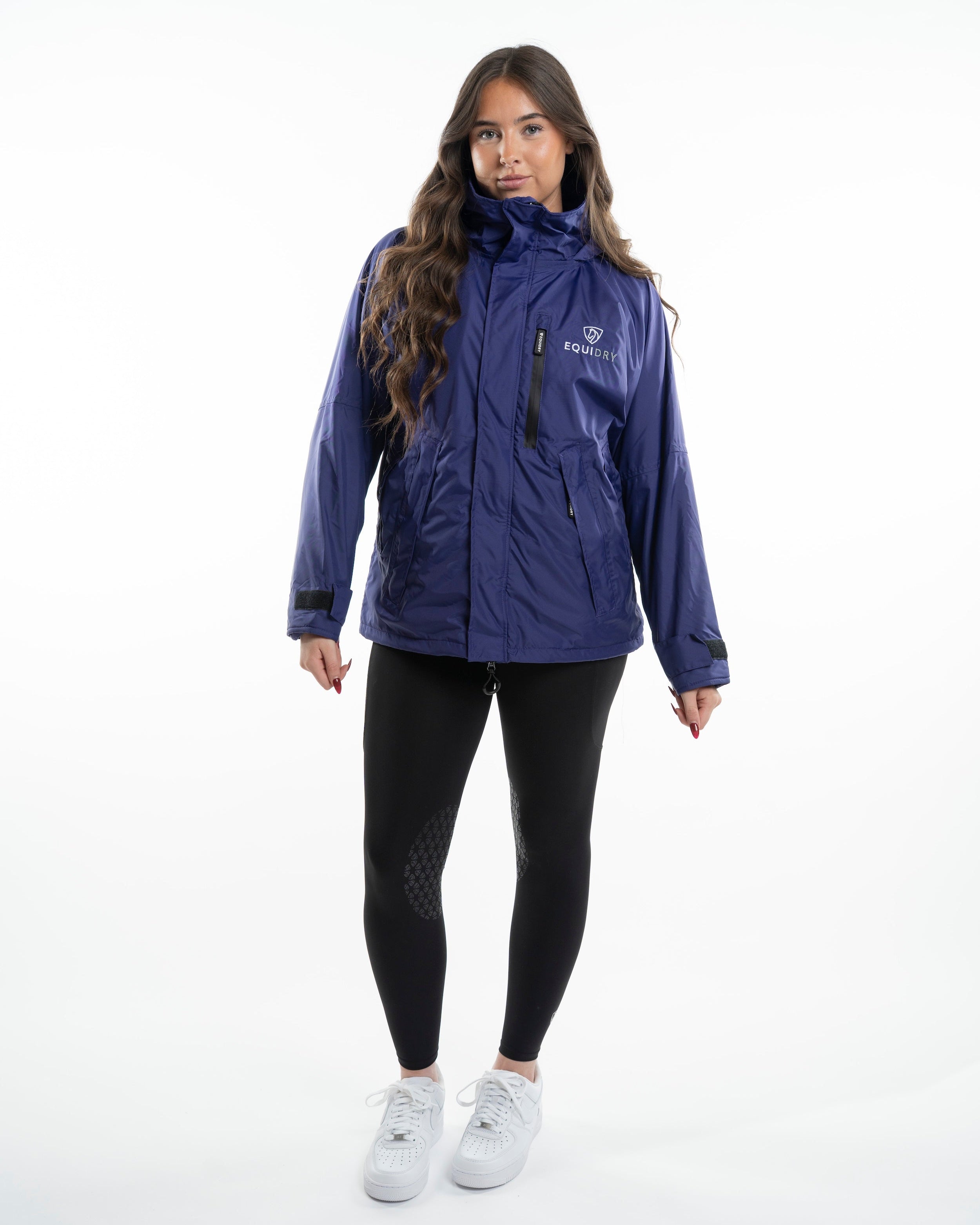 EQUIDRY Shortie Women's Thin Fleece Purple