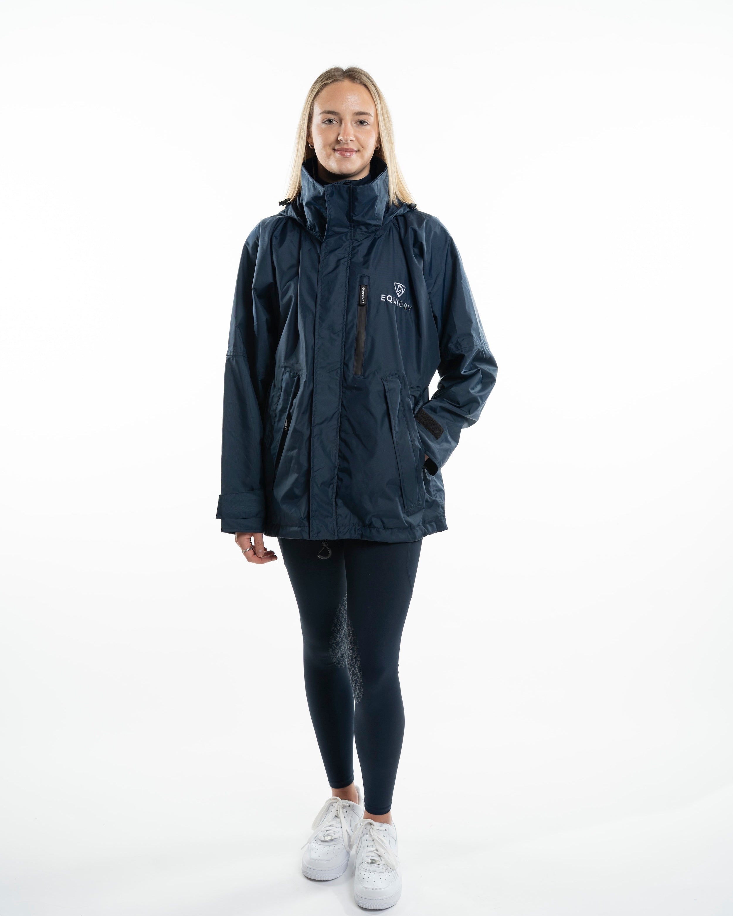 EQUIDRY Shortie Mac Women's Mesh Lining Navy