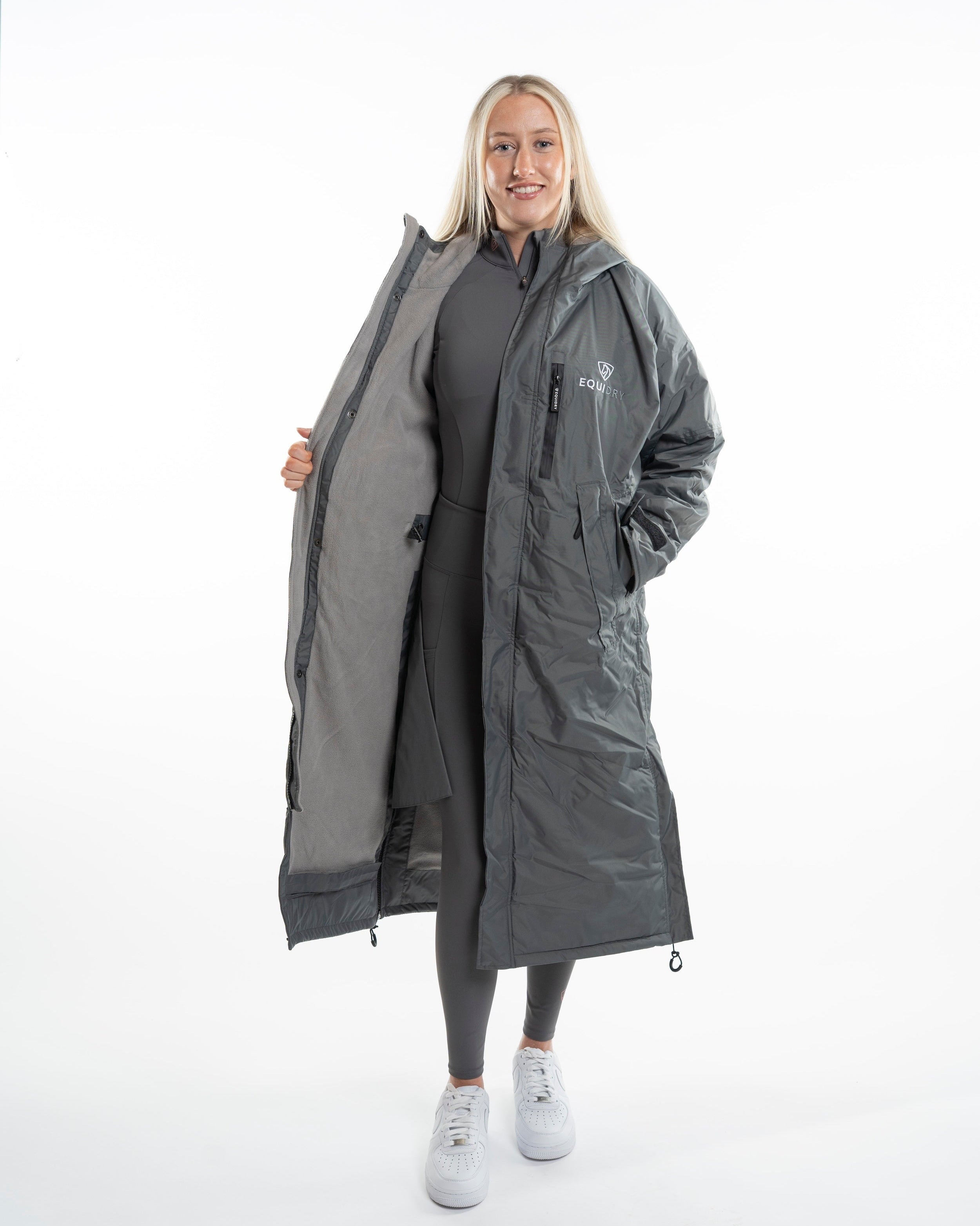 EQUIDRY Evolution Women's Thin Fleece Grey/Grey