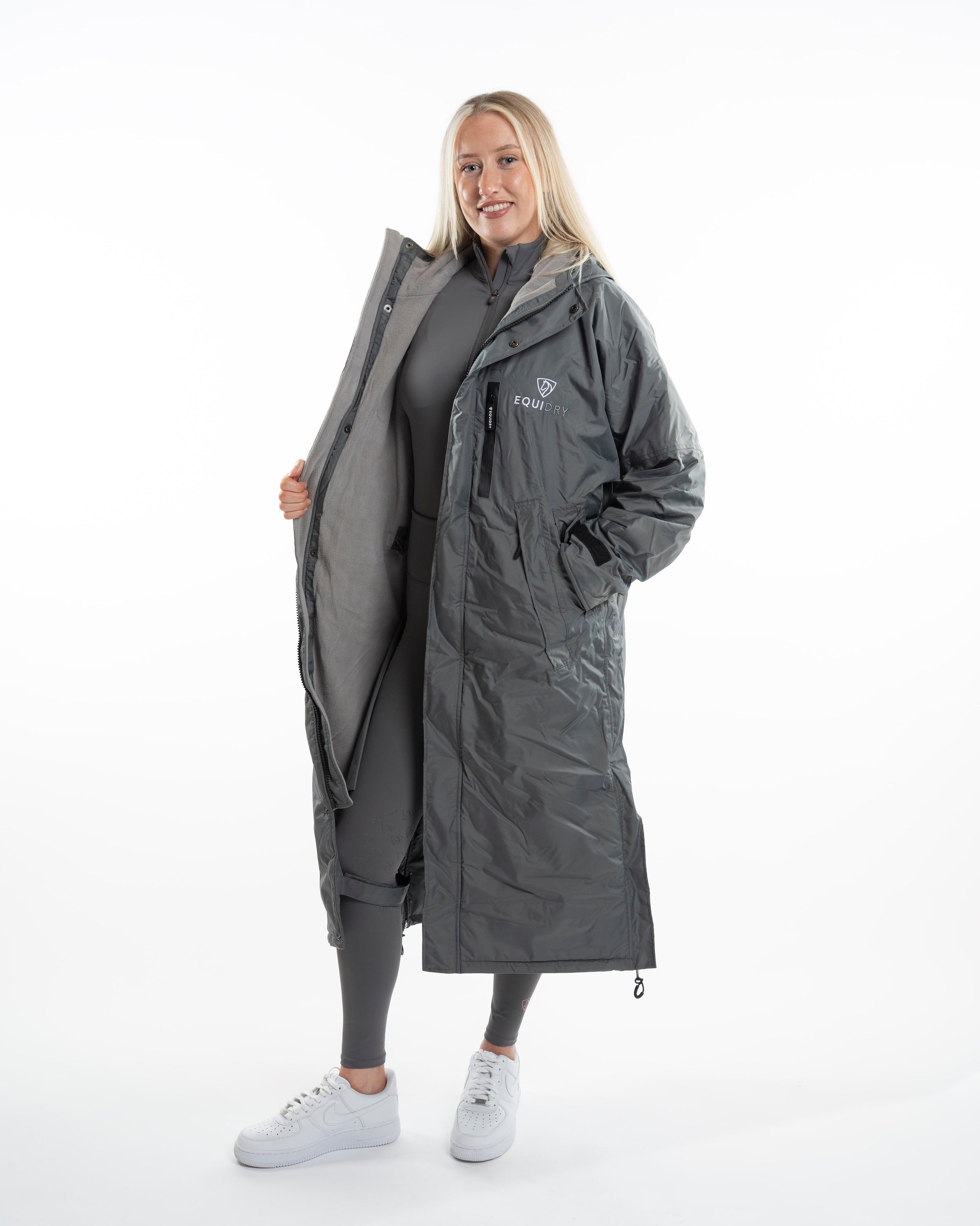 EQUIDRY Evolution Women's Thin Fleece Grey/Grey