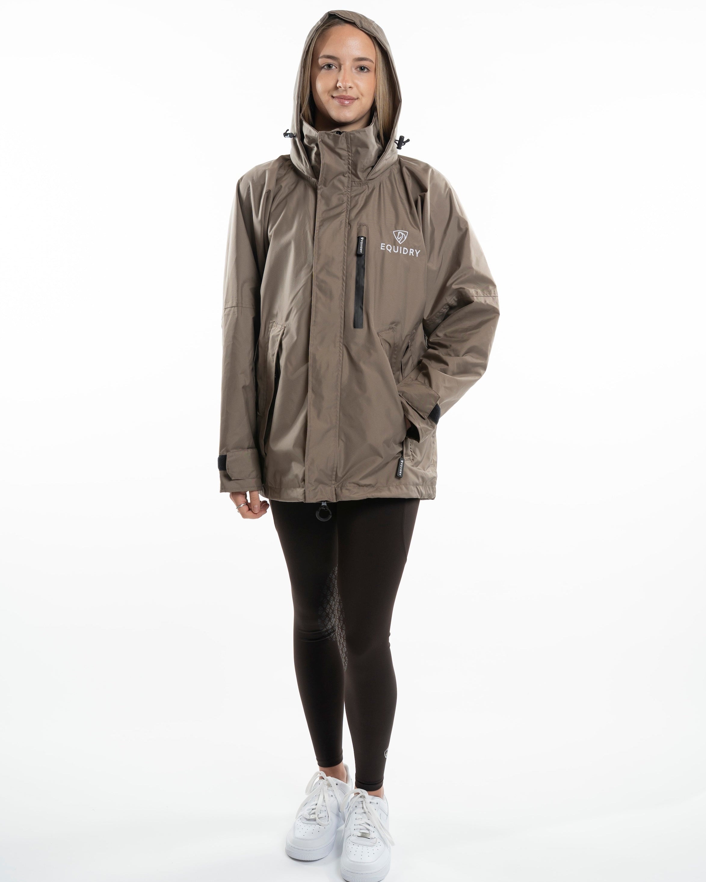 EQUIDRY Shortie Mac Women's Mesh Lining Taupe