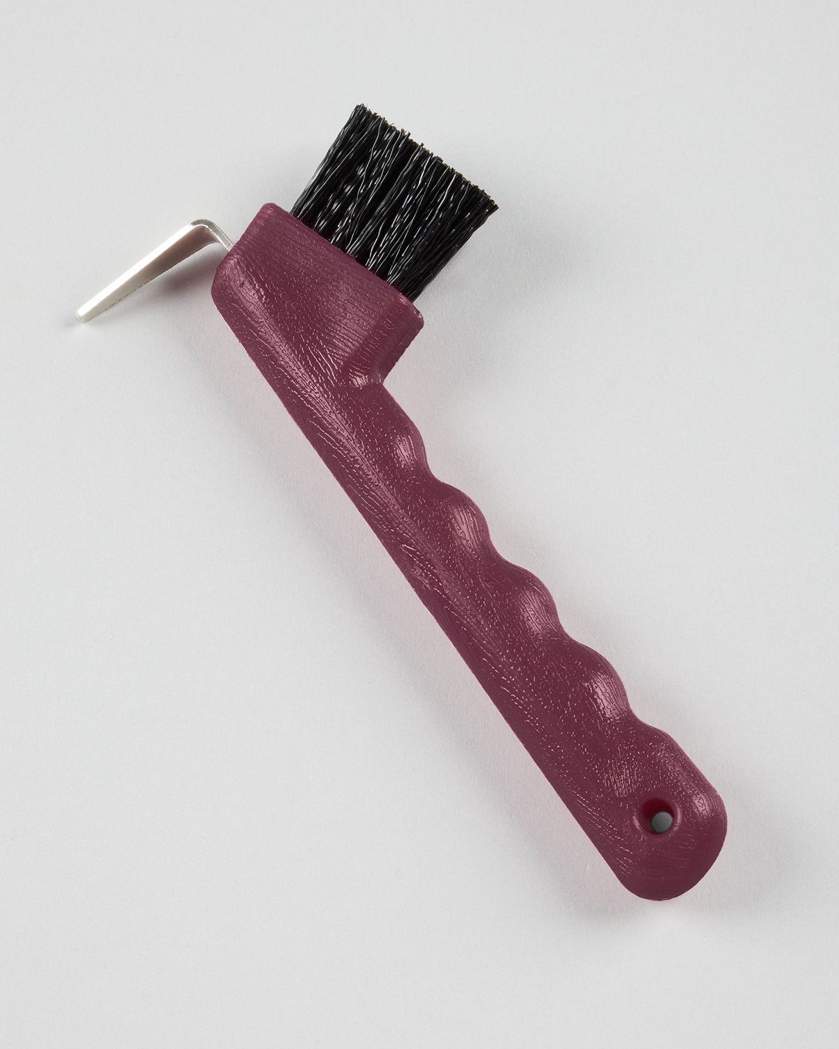 Fuchsia Equine Hoof Pick with Brush - Ergonomic Horse Grooming Tool - Premier Equine Hoof Care…