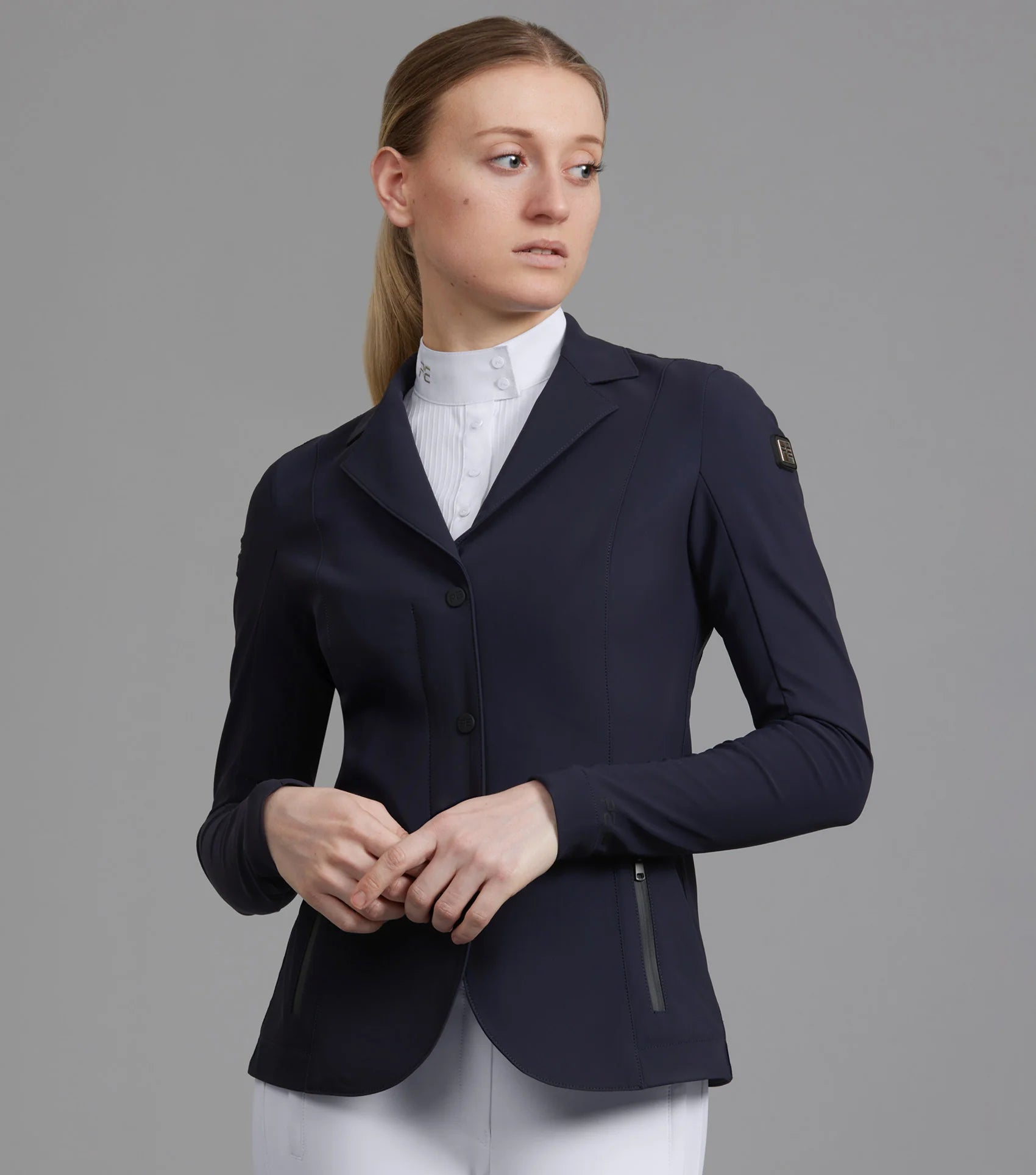 Premier Equine Ladies Competition Jacket French Navy | Equestrian Show Jacket | Equiflair