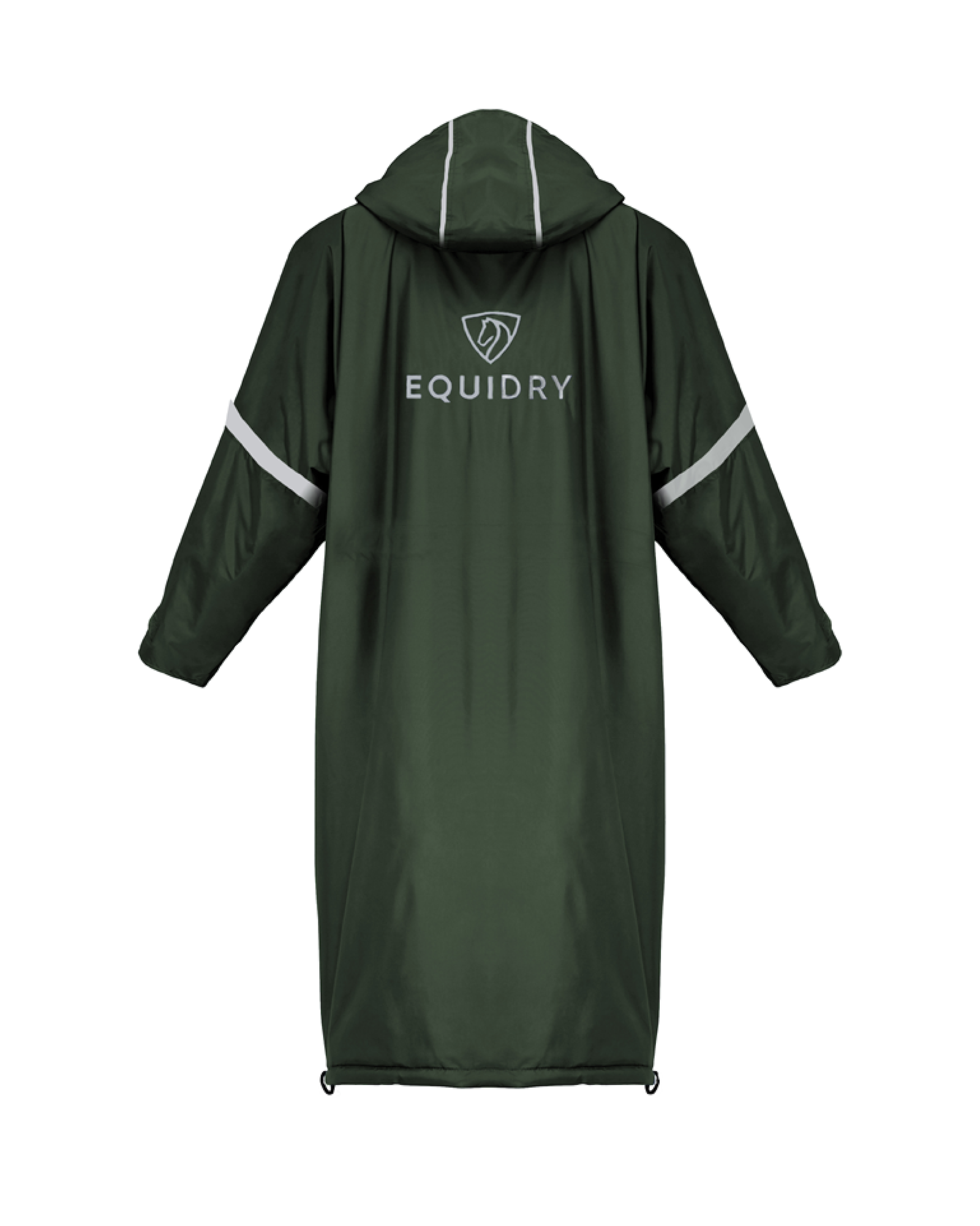 Evolution Children's | Thin Fleece | Stowaway Hood | Reflective | Black Forest Green - EQUIDRY