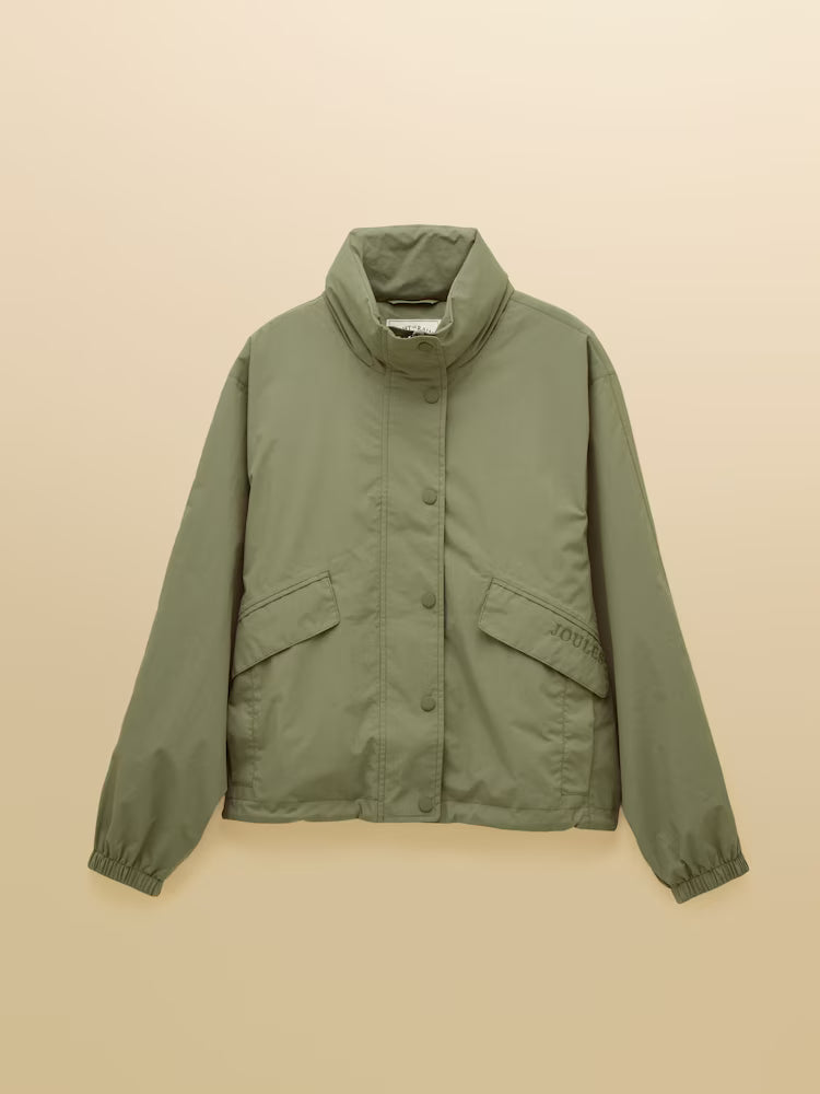 JOULES Hove Khaki Green Waterproof Windbreaker Jacket: Stylish and Protective Outerwear
