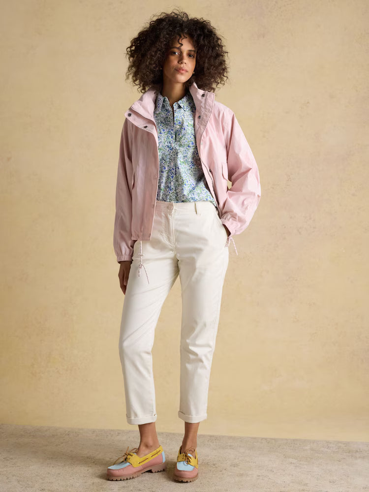 Joules Hove Waterproof Windbreaker Jacket Pink