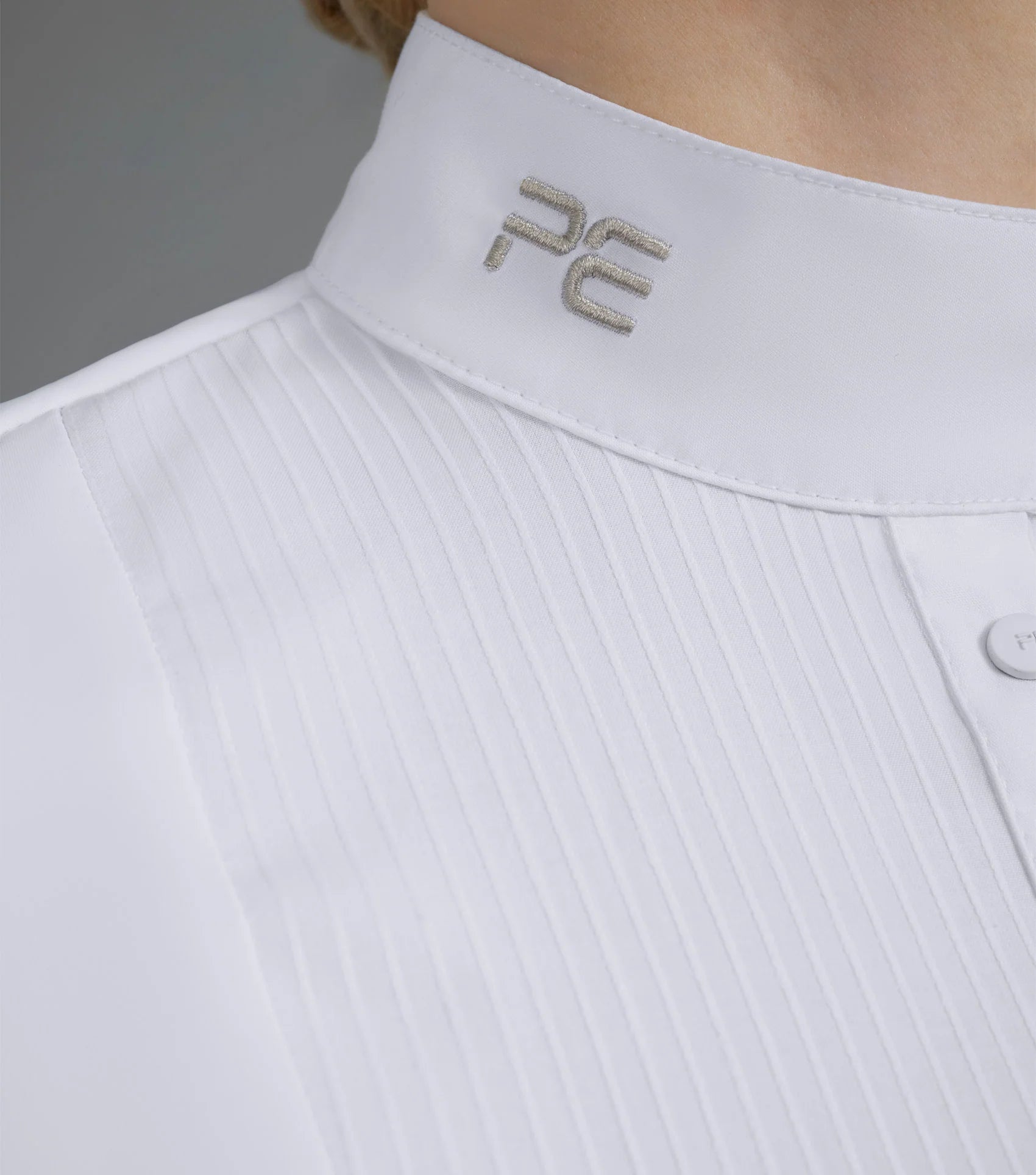 Premier Equine Famosa White Competition Shirt - Equestrian Show Apparel - Equiflair