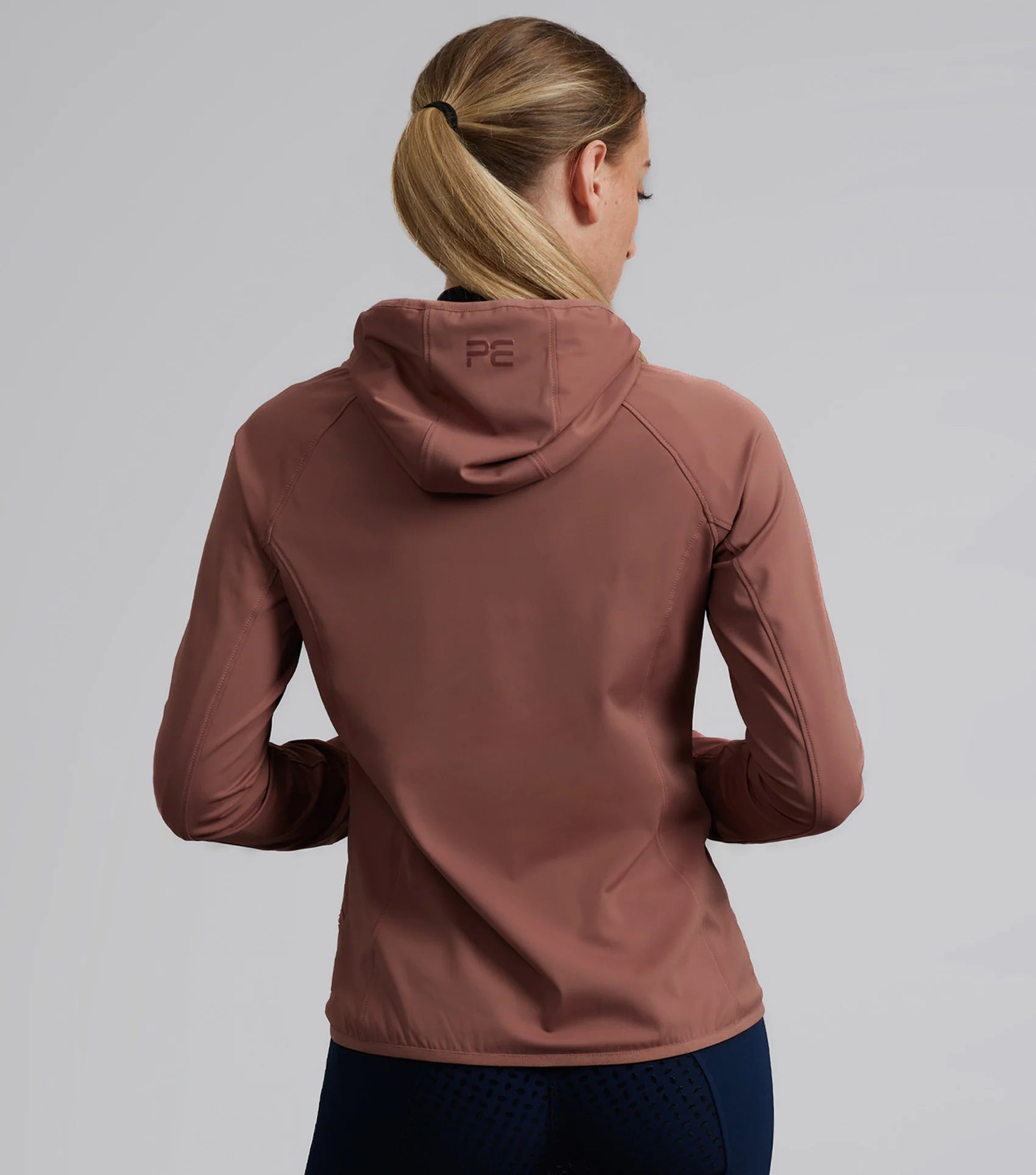 Premier Equine Franca Ladies Sports Jacket in Rosewood - Lightweight Equestrian Riding Jacket with Hood