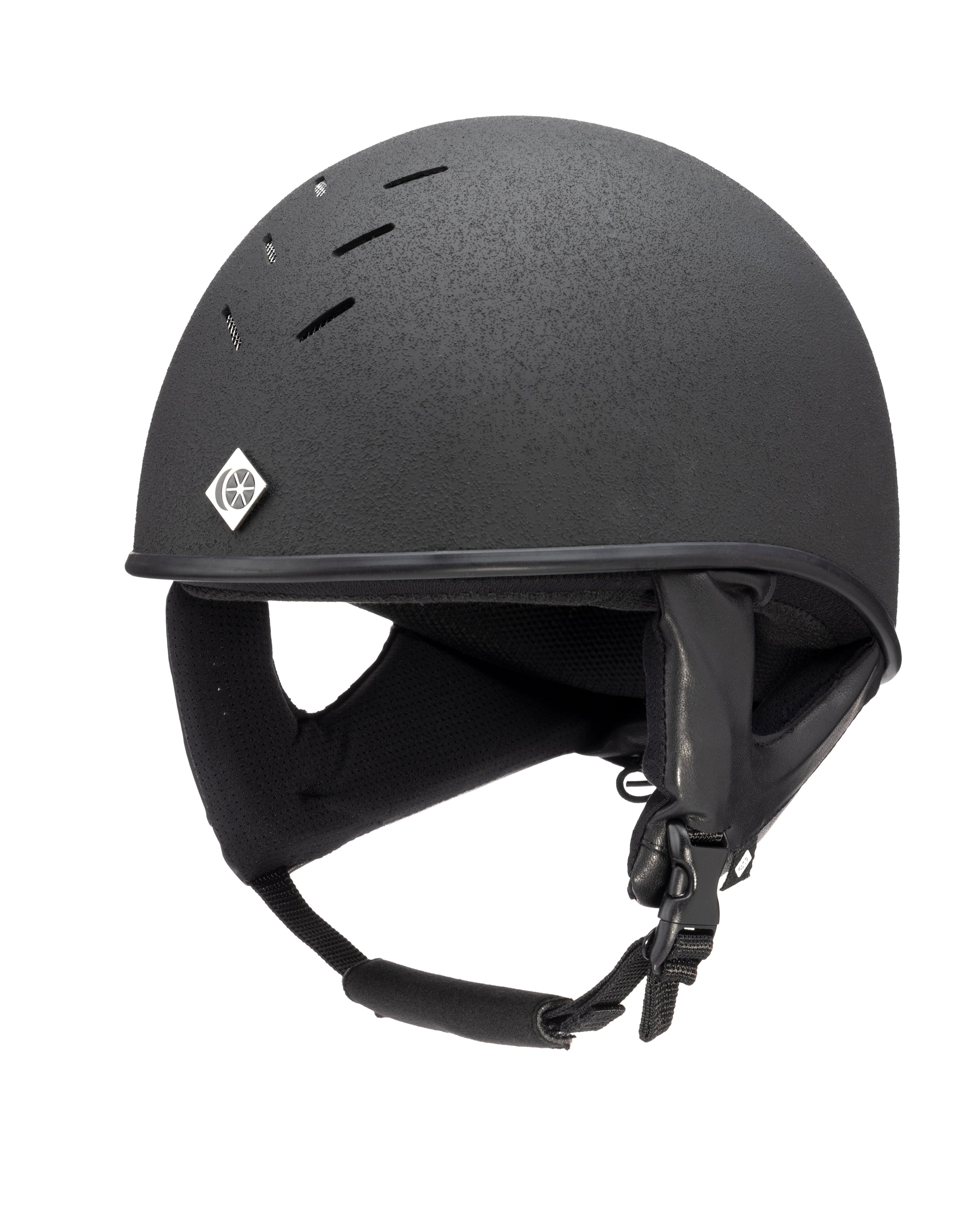 CHARLES OWEN Race II Jockey Skull - Black Racing Helmet | Equiflair