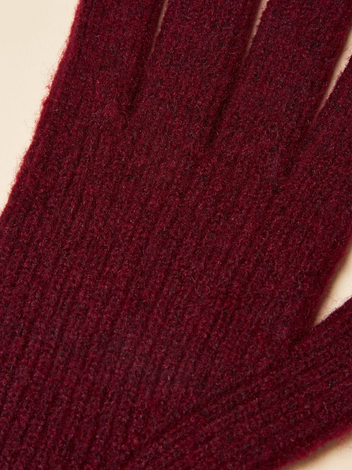 Joules Women's Fine Knit Gloves in Berry - Lightweight Thermal Winter Warmth