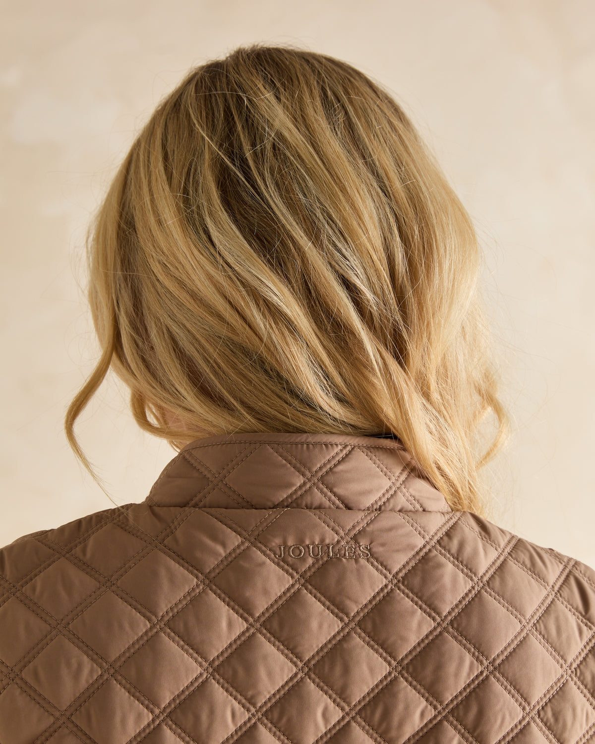 JOULES MINX Brown Quilted Gilet - Showerproof Diamond Quilted Vest - Women's Fashion Gilet